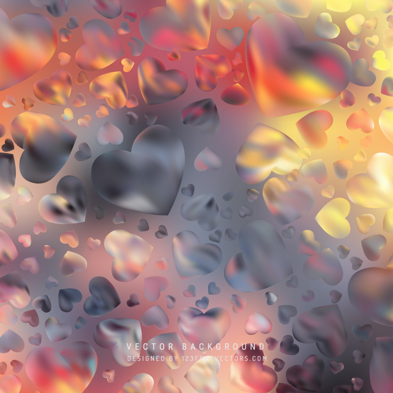 Abstract Valentine Heart Background
