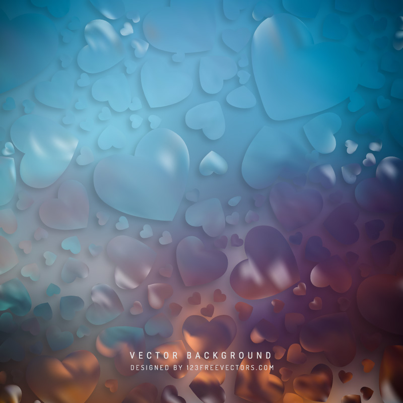 Romantic Hearts Background