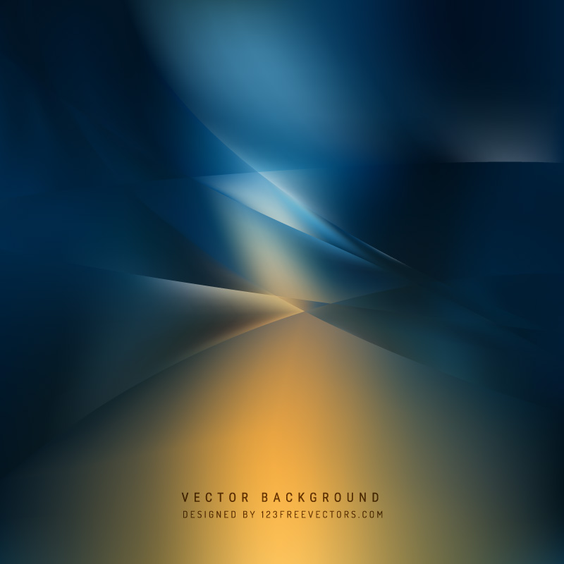 Blue Orange Background Design
