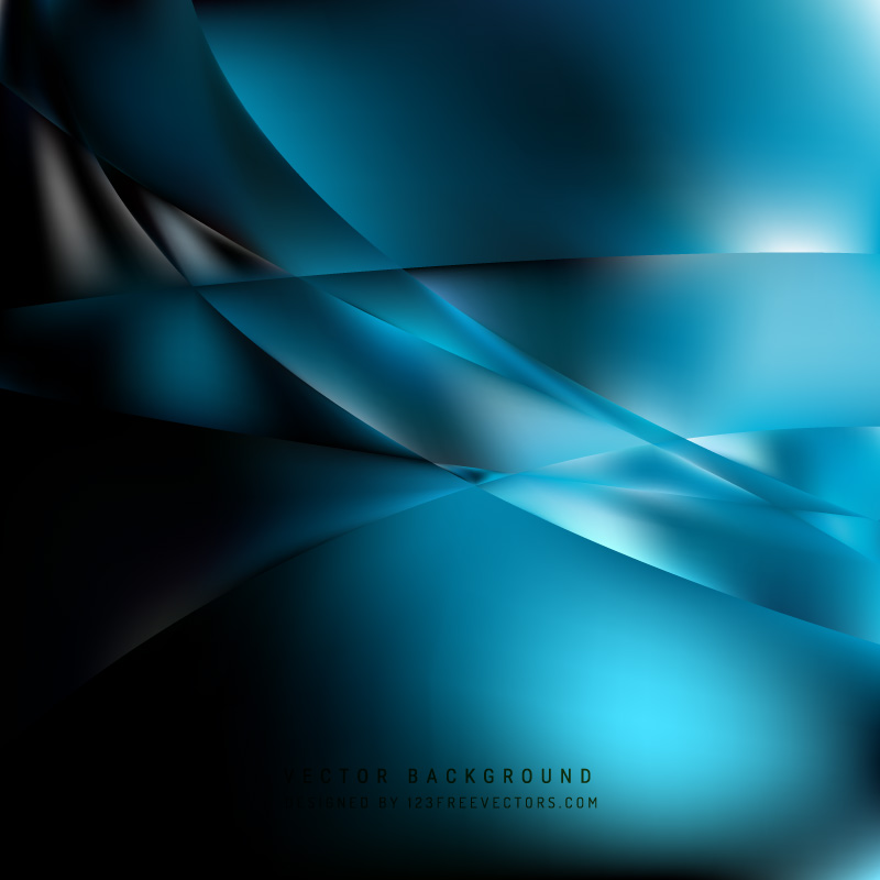 Blue Black Abstract Background