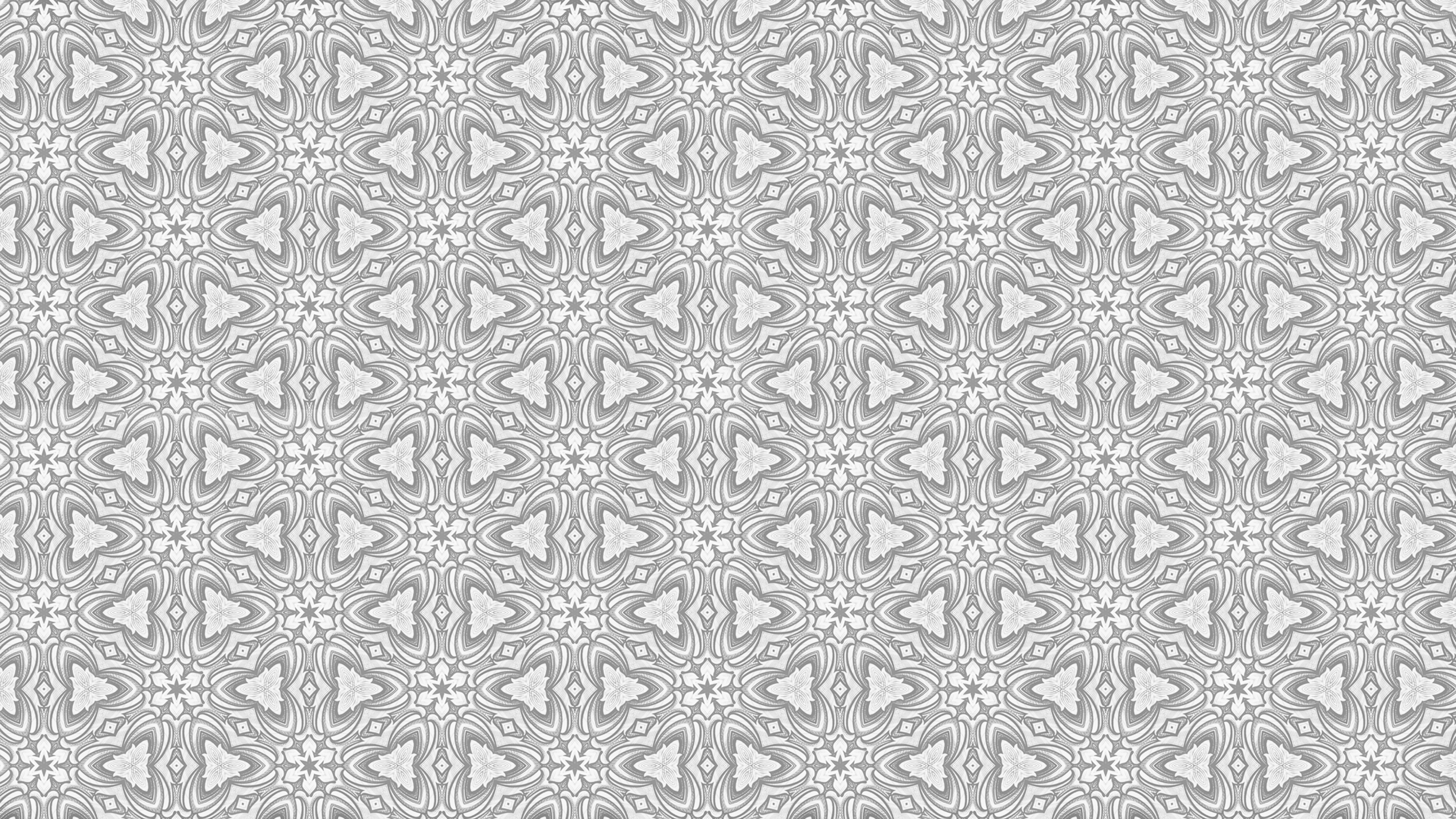 Free Light Gray Seamless Floral Geometric Wallpaper Pattern