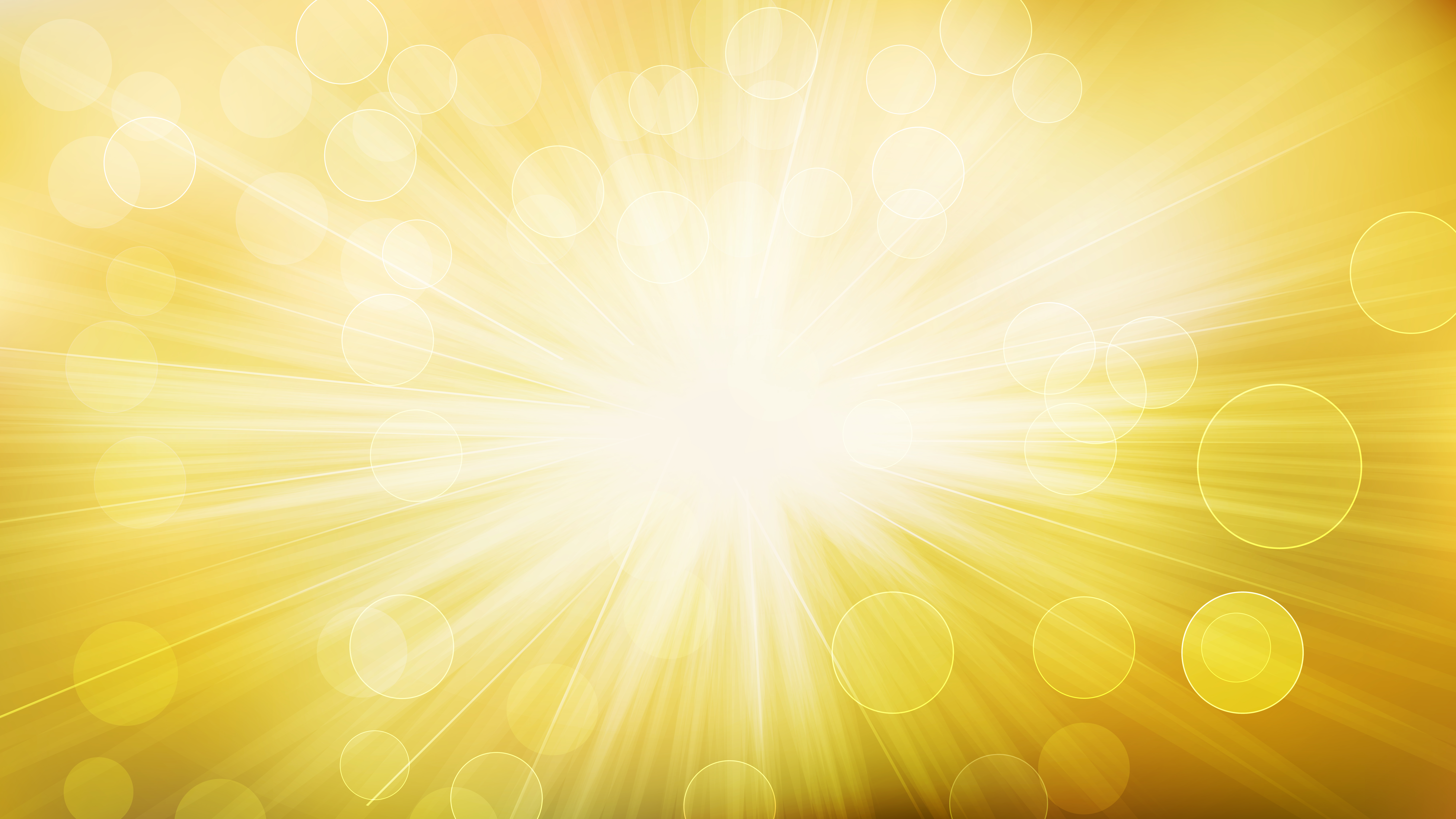 Free Abstract Orange And White Sun Rays Lights Bokeh Background