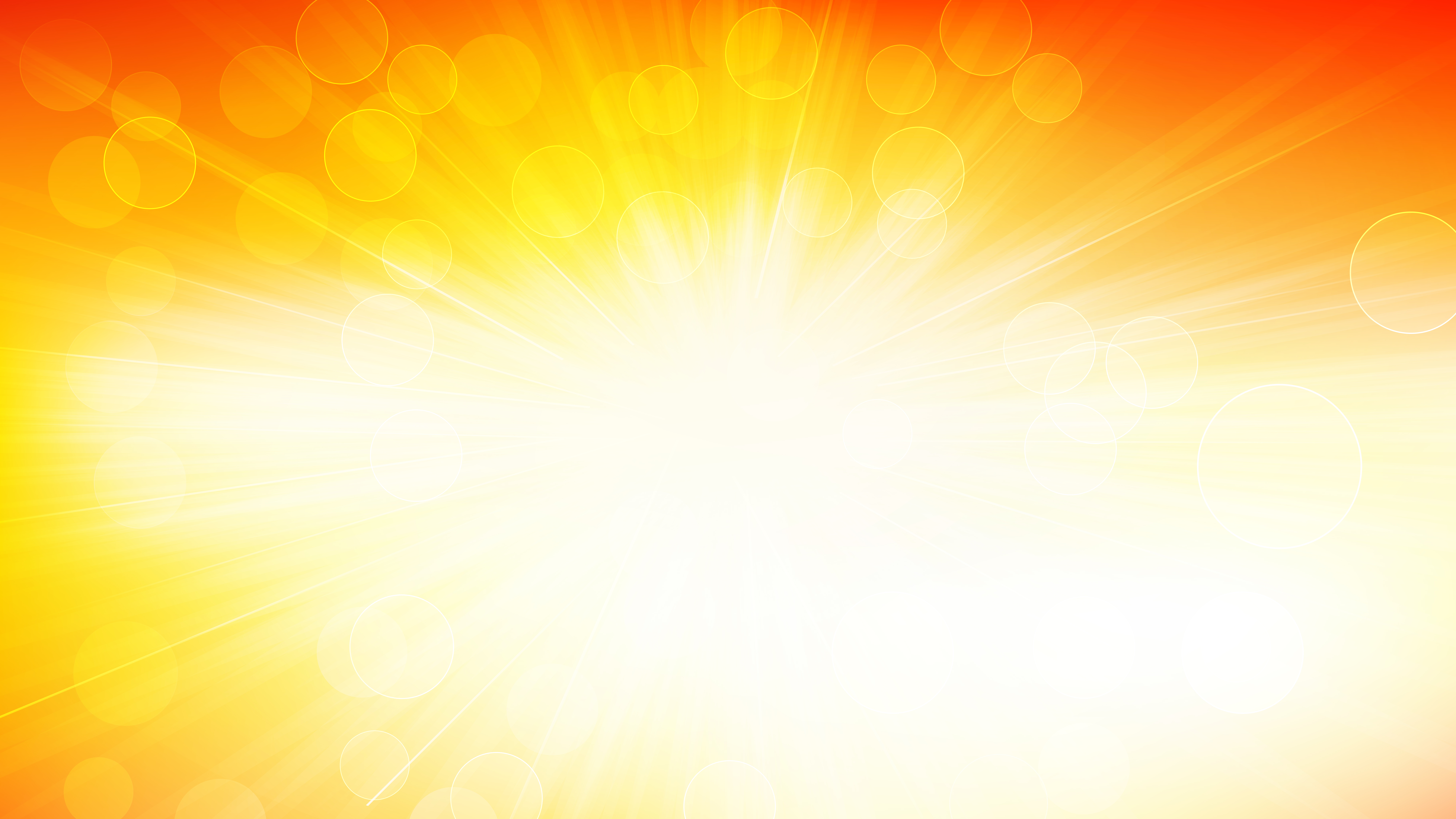 Free Abstract Orange and White Defocused Lights with Sun Rays Background  Illustration