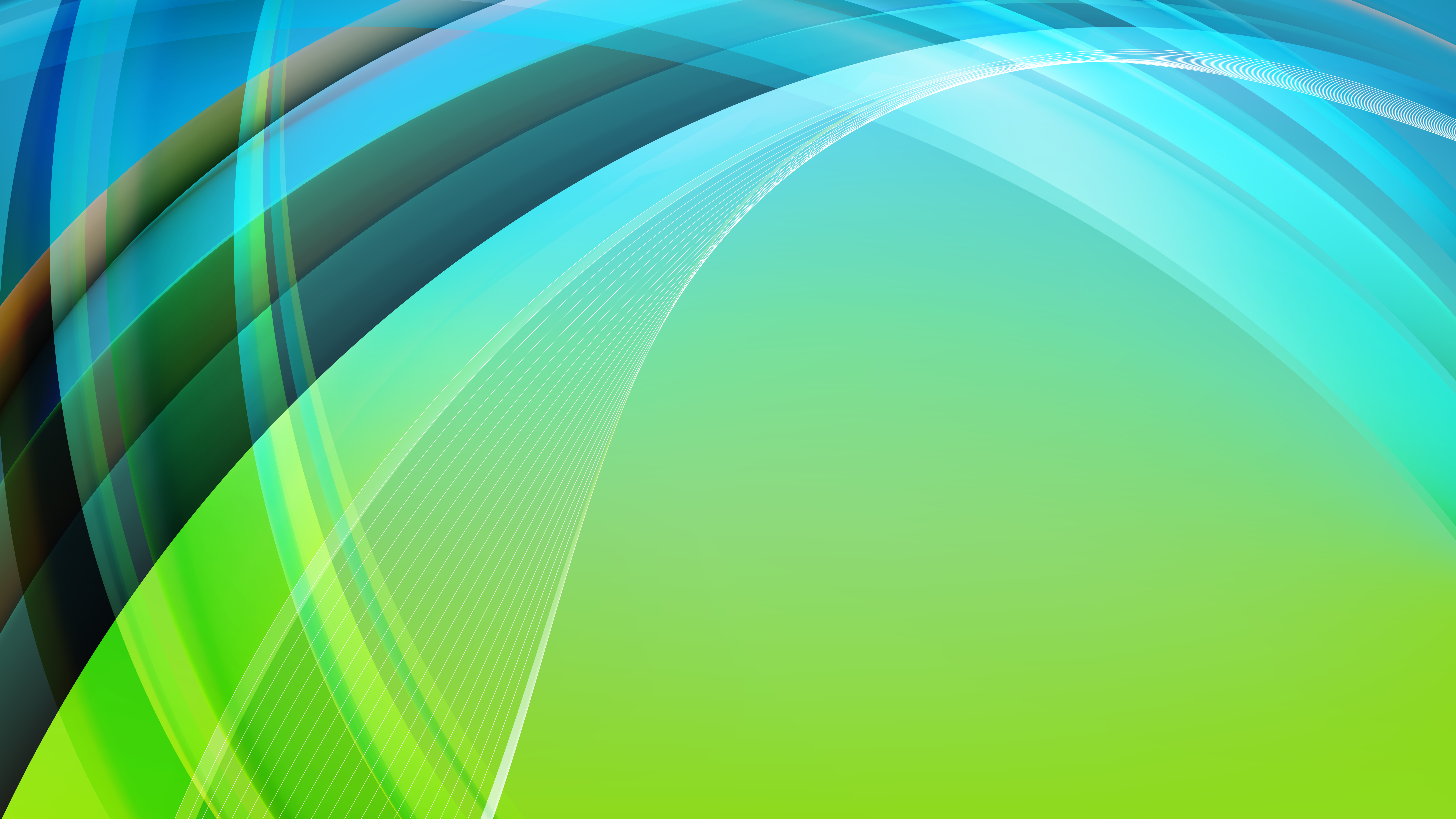 Free Abstract Black Blue and Green Curve Background Image