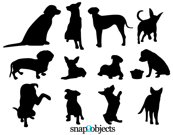 Free Dog Vector Silhouettes