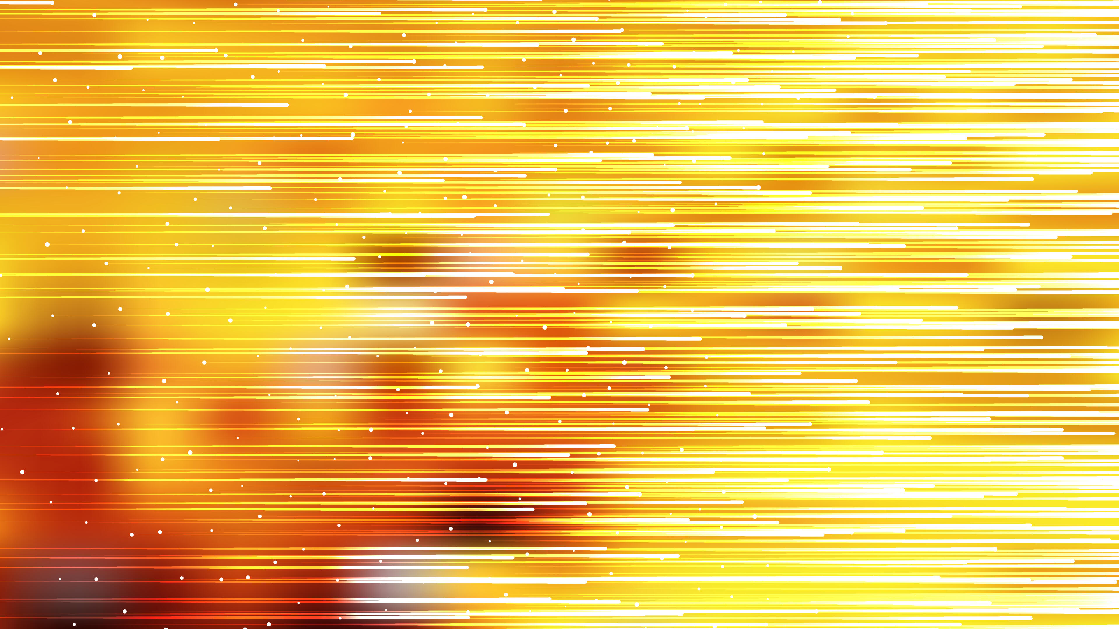 Abstract Orange Yellow and White Horizontal Lines Background Illustration