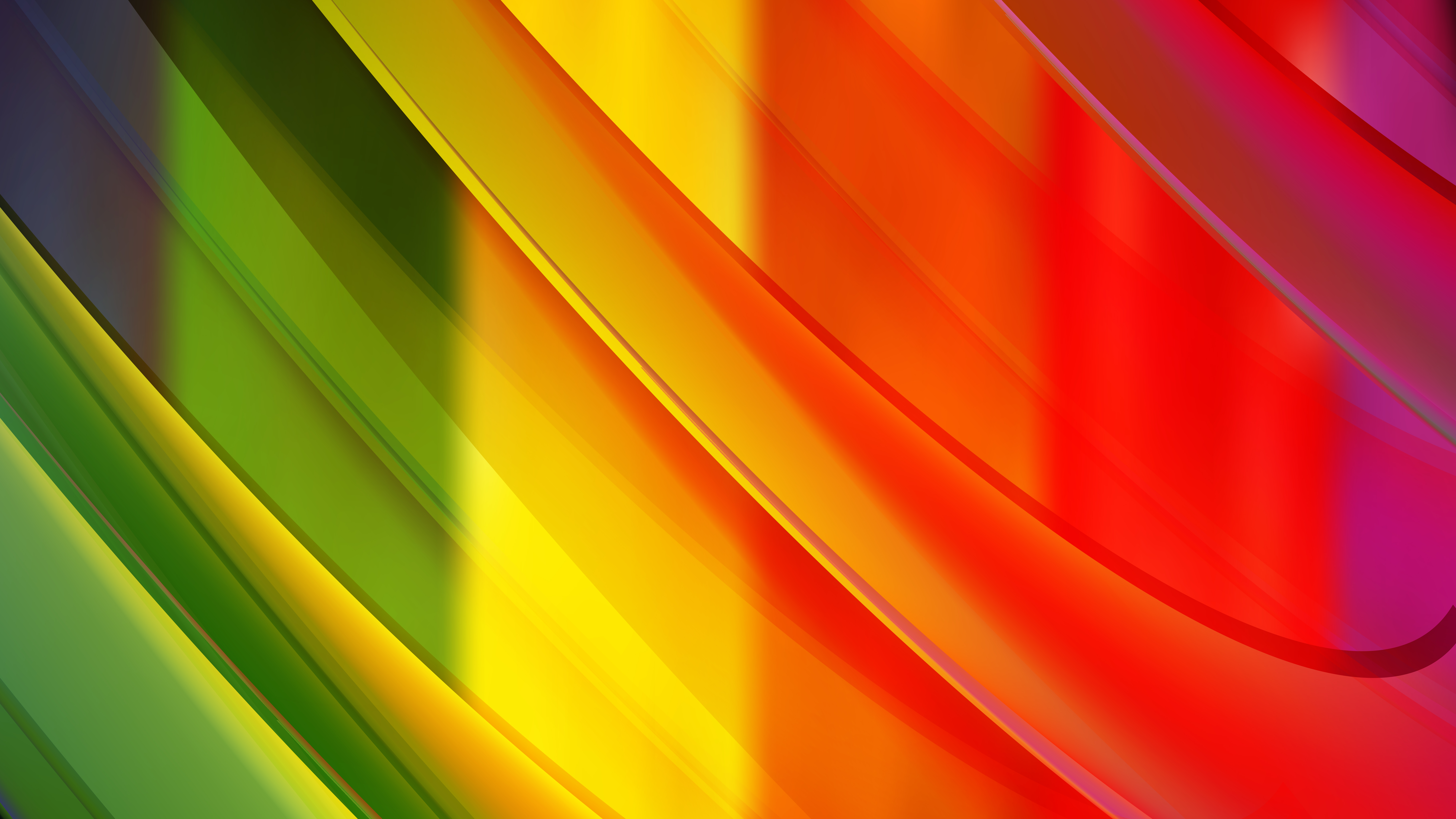 Free Abstract Red Yellow and Green Diagonal Background Vector