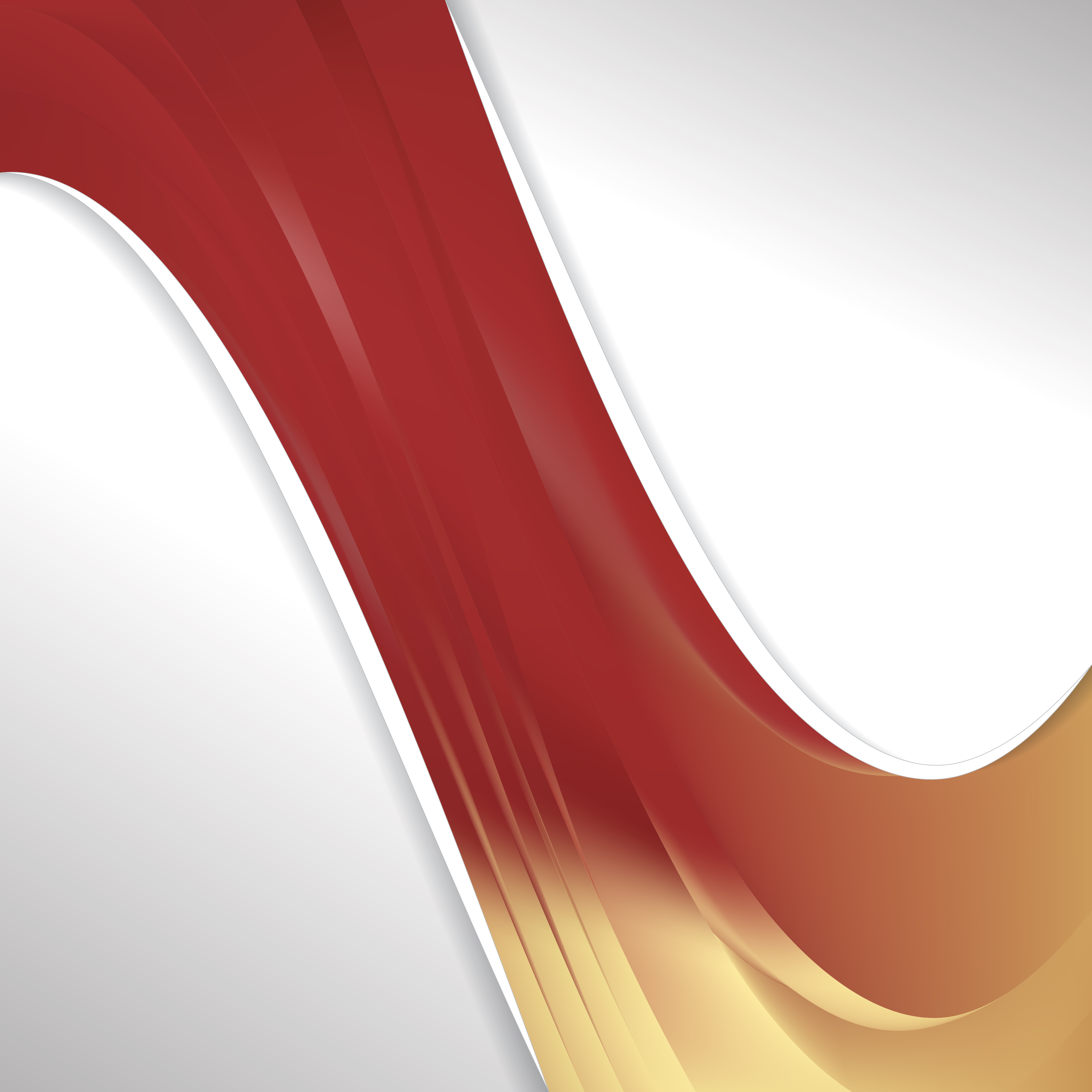 Free Red and Gold Wave Business Background Vector Art