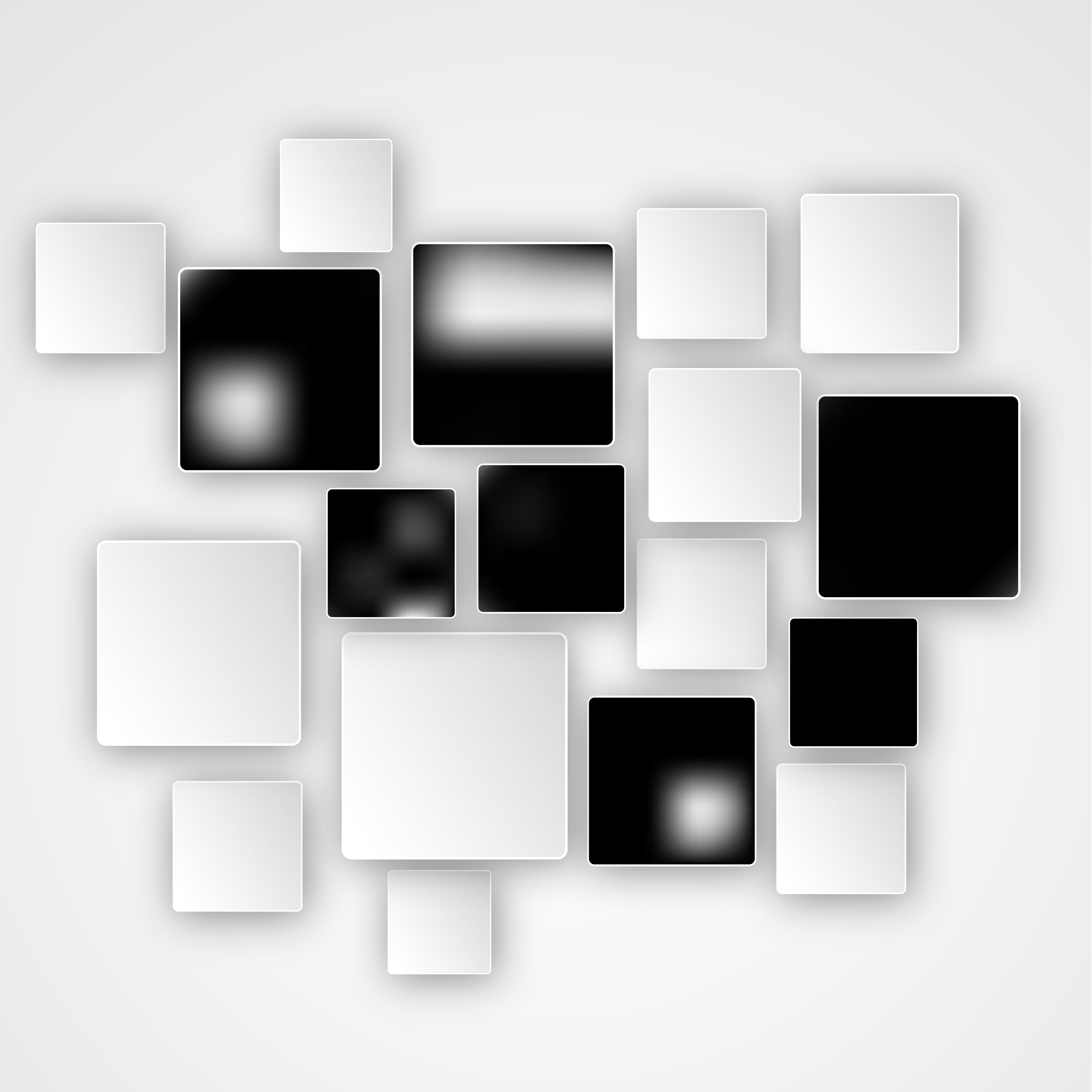 Free Modern Abstract Black and White Squares Background Graphic