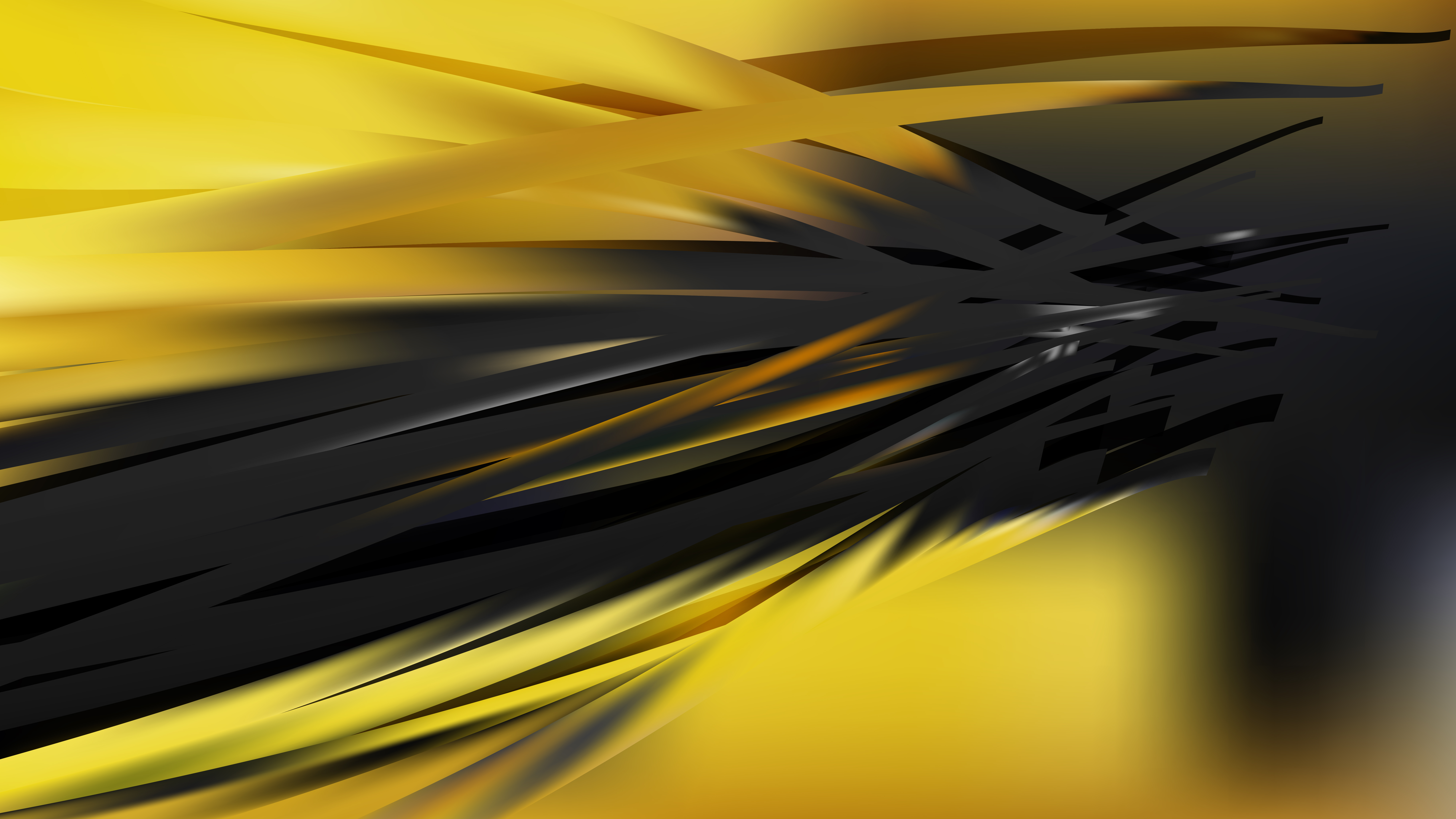 Free Abstract Black And Yellow Background