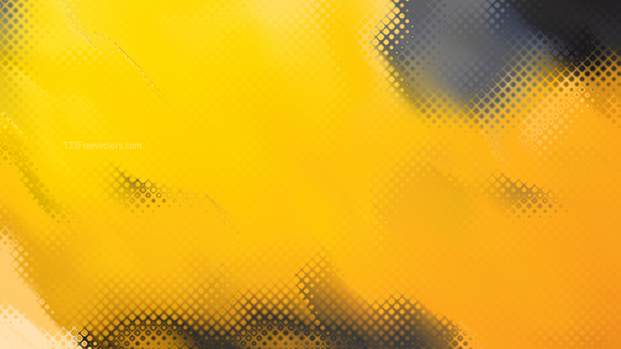 Abstract Black and Yellow Background Design