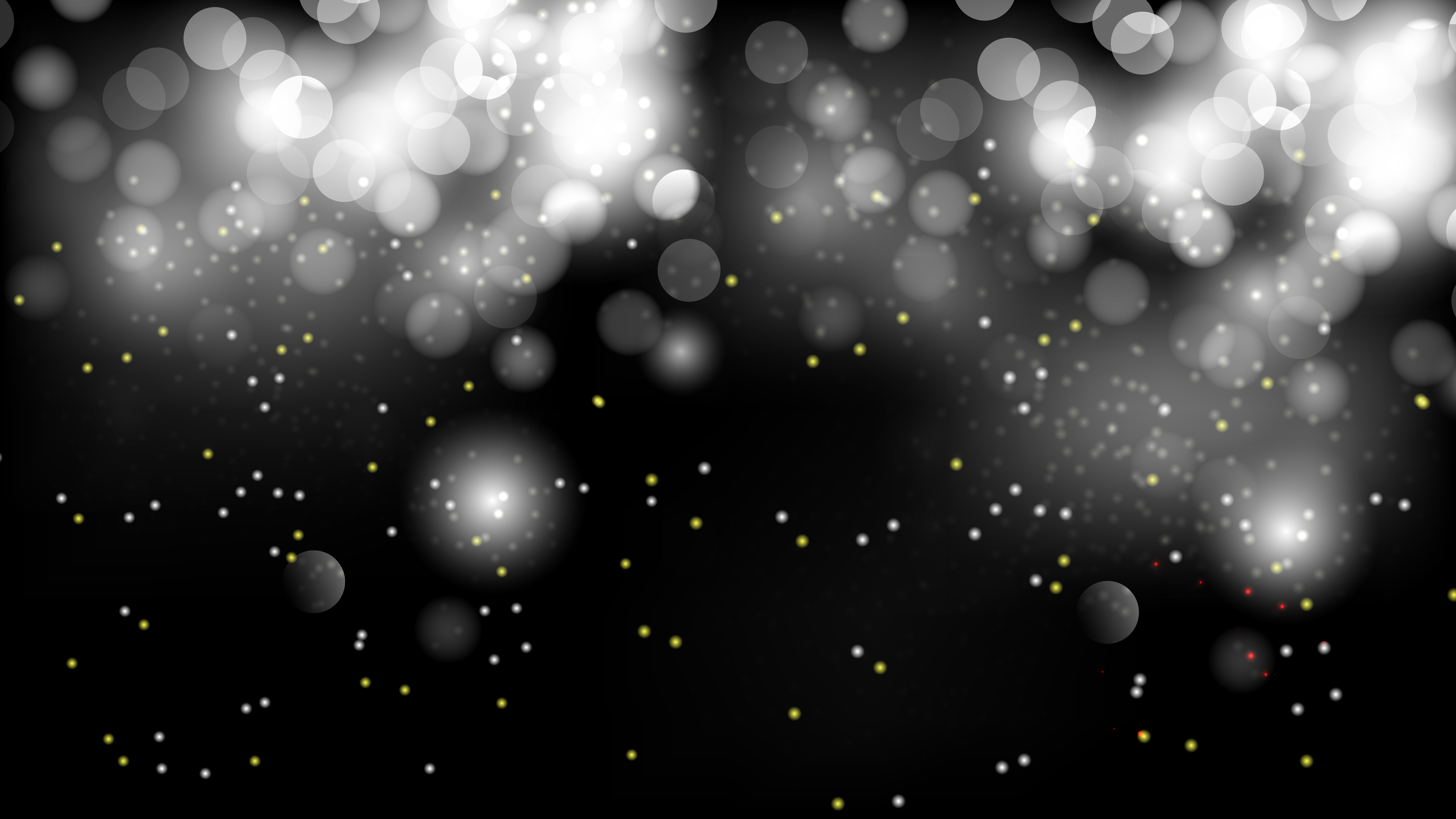 Free Abstract Black and White Bokeh Defocused Lights Background Vector Image