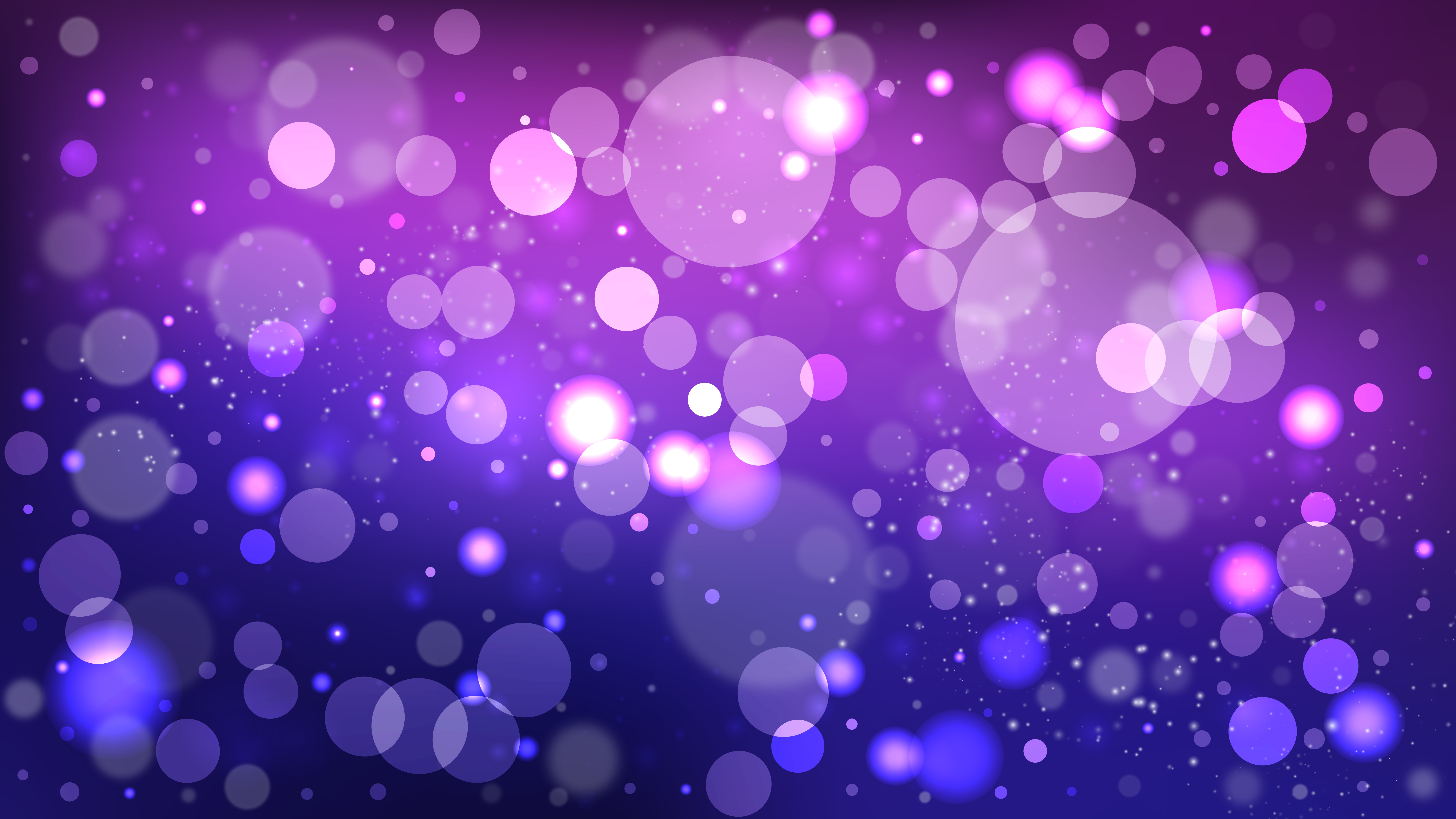 Free Abstract Blue and Purple Blurred Bokeh Background