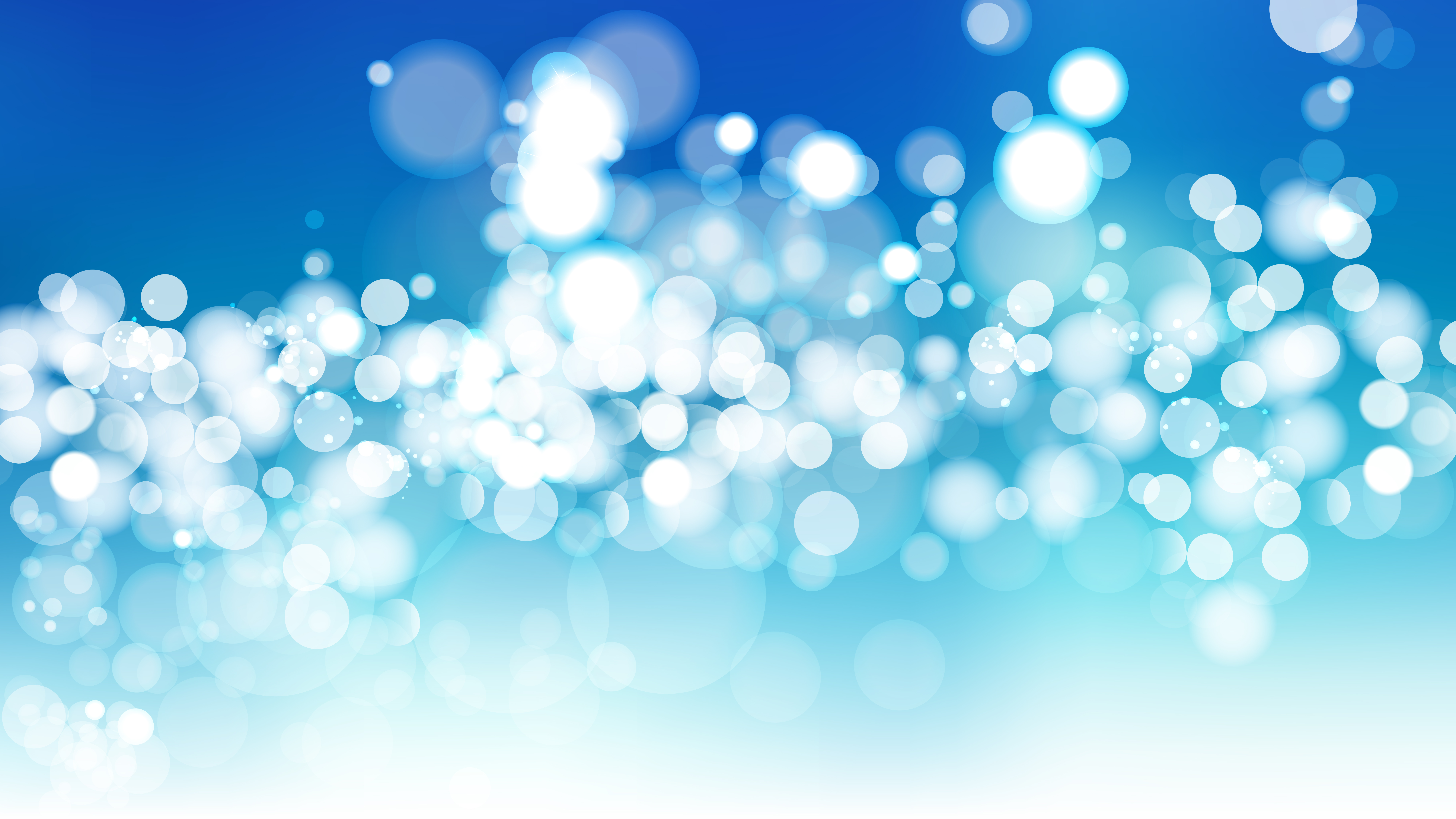 Free Blue and White Blur Lights Background Design