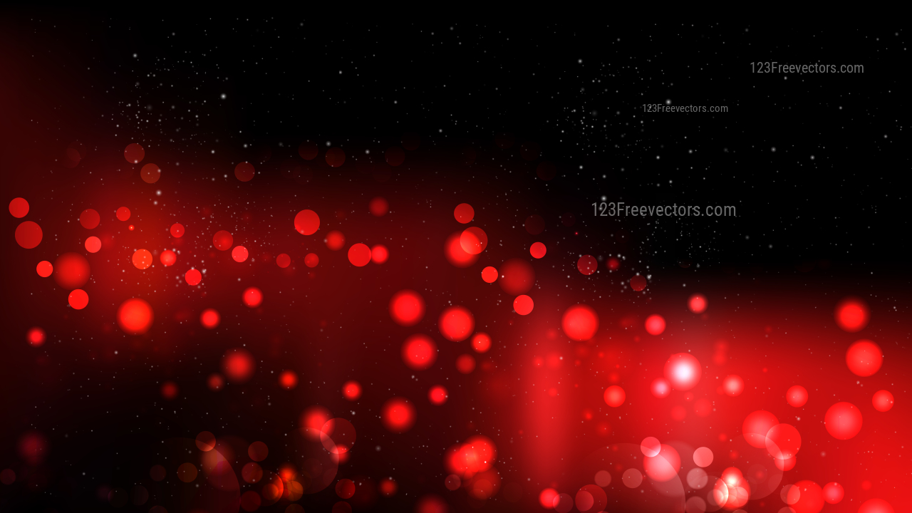 Cool Red Blurred Lights Background