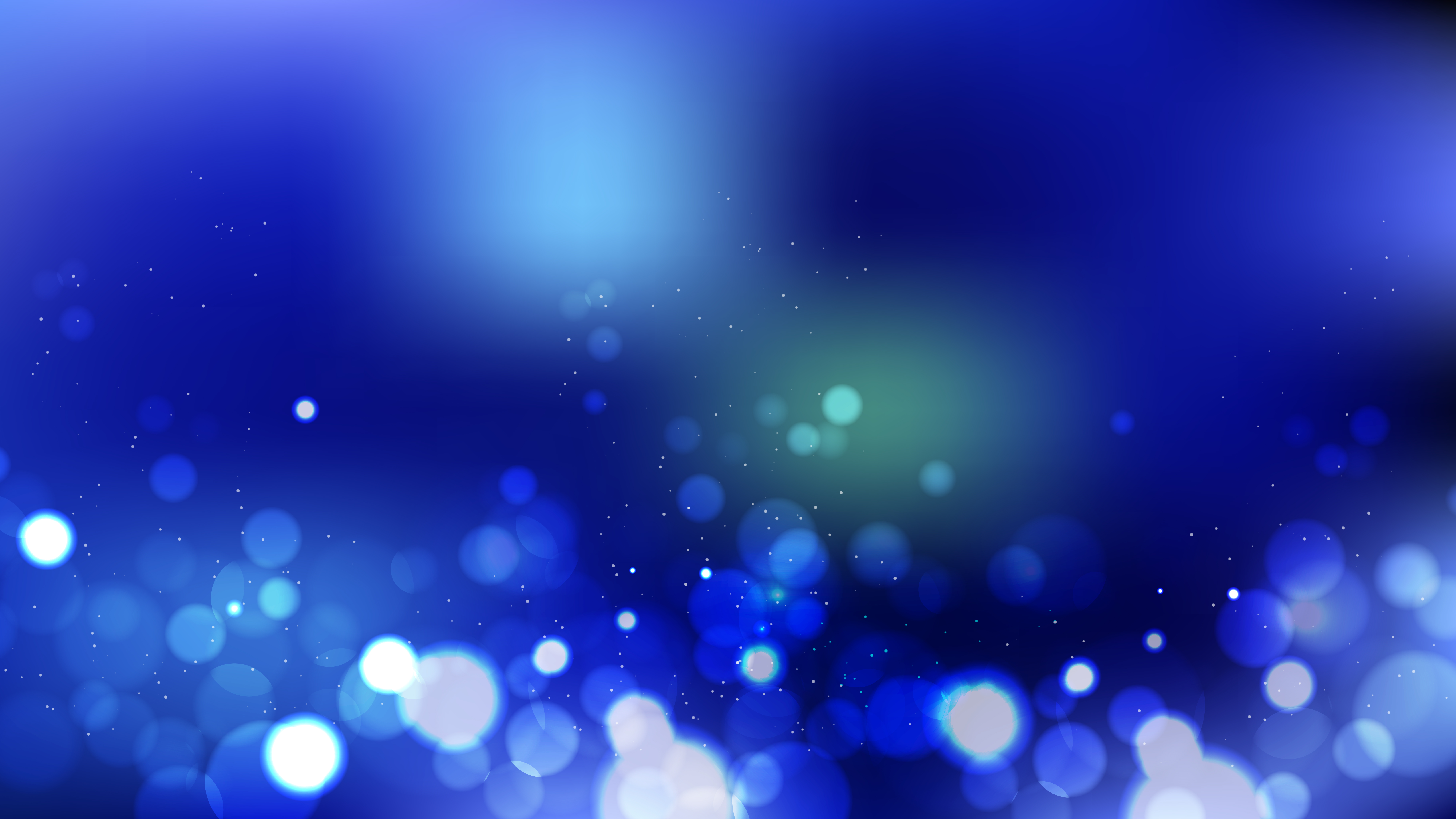 Free Dark Blue Blur Lights Background Vector