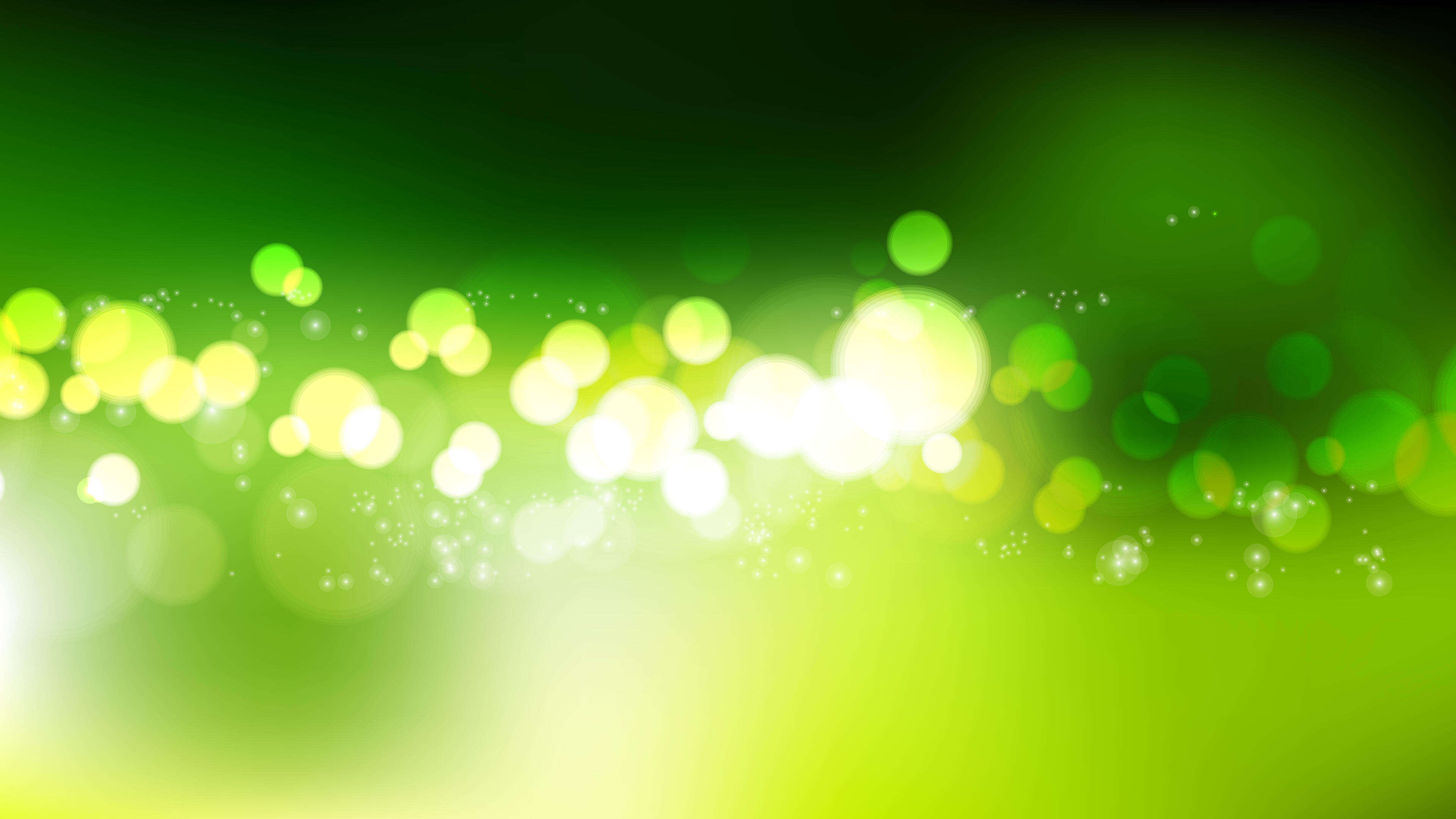 Green Bokeh Background