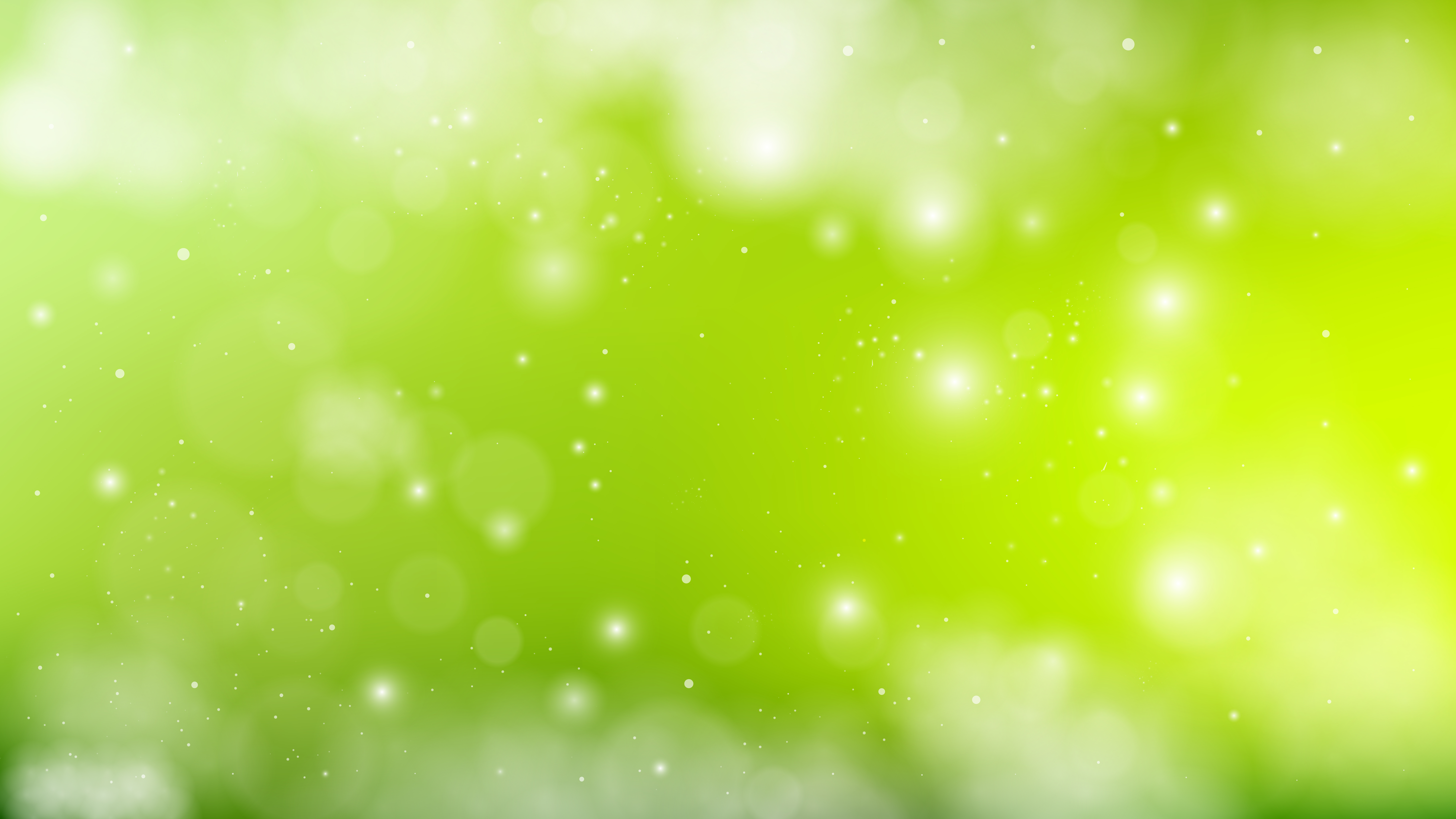 Free Abstract Lime Green Blurred Lights Background Vector