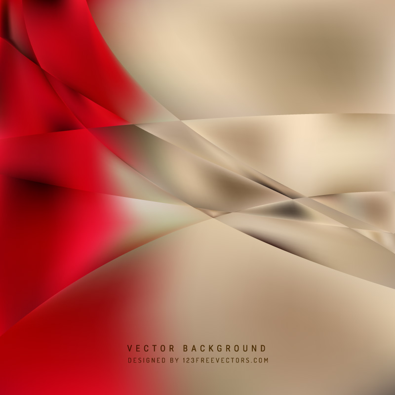 Red Beige Background Design