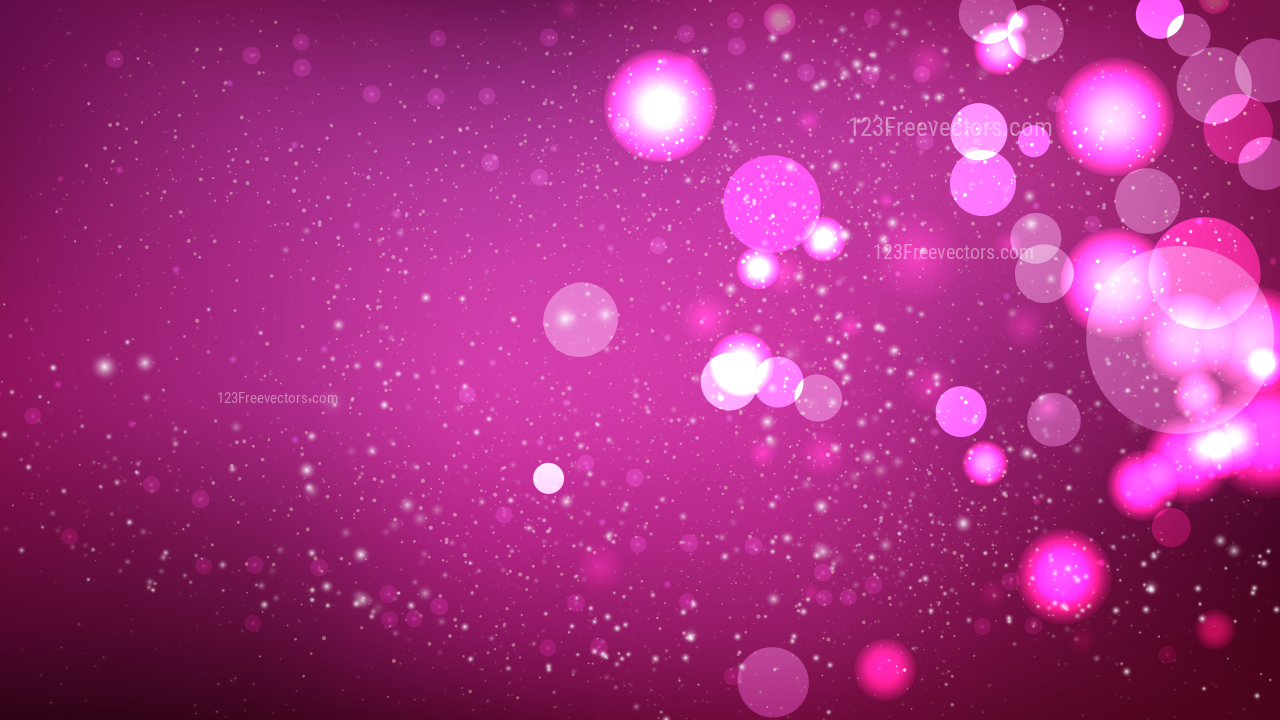 Pink Defocused Lights Background Design