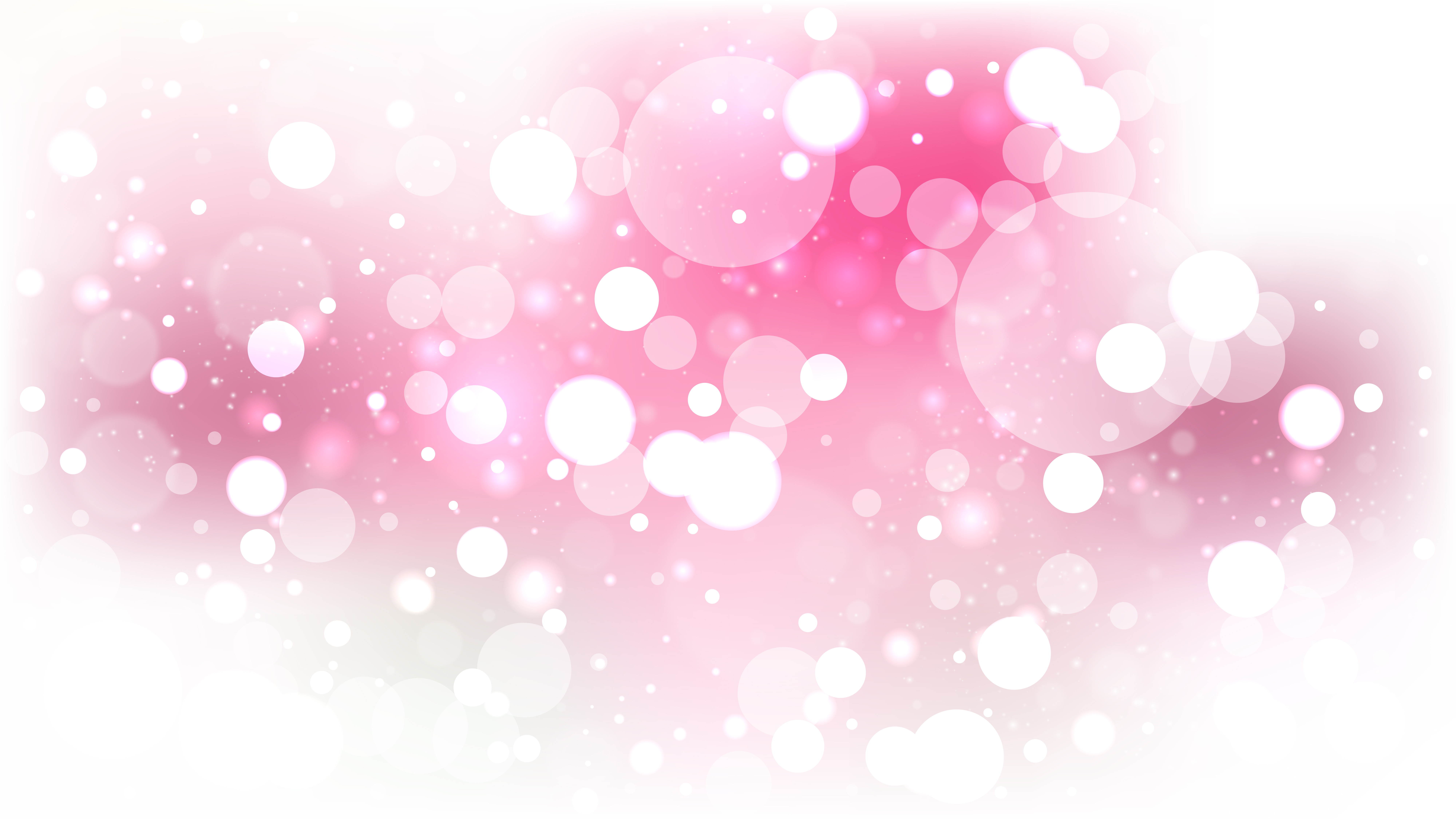 Free Pink and White Bokeh Background Graphic