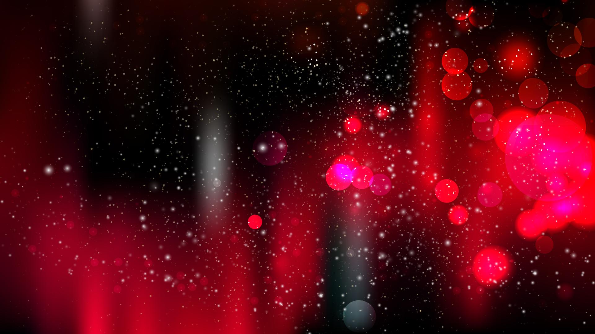 Red and Black Defocused Background Vector Image
