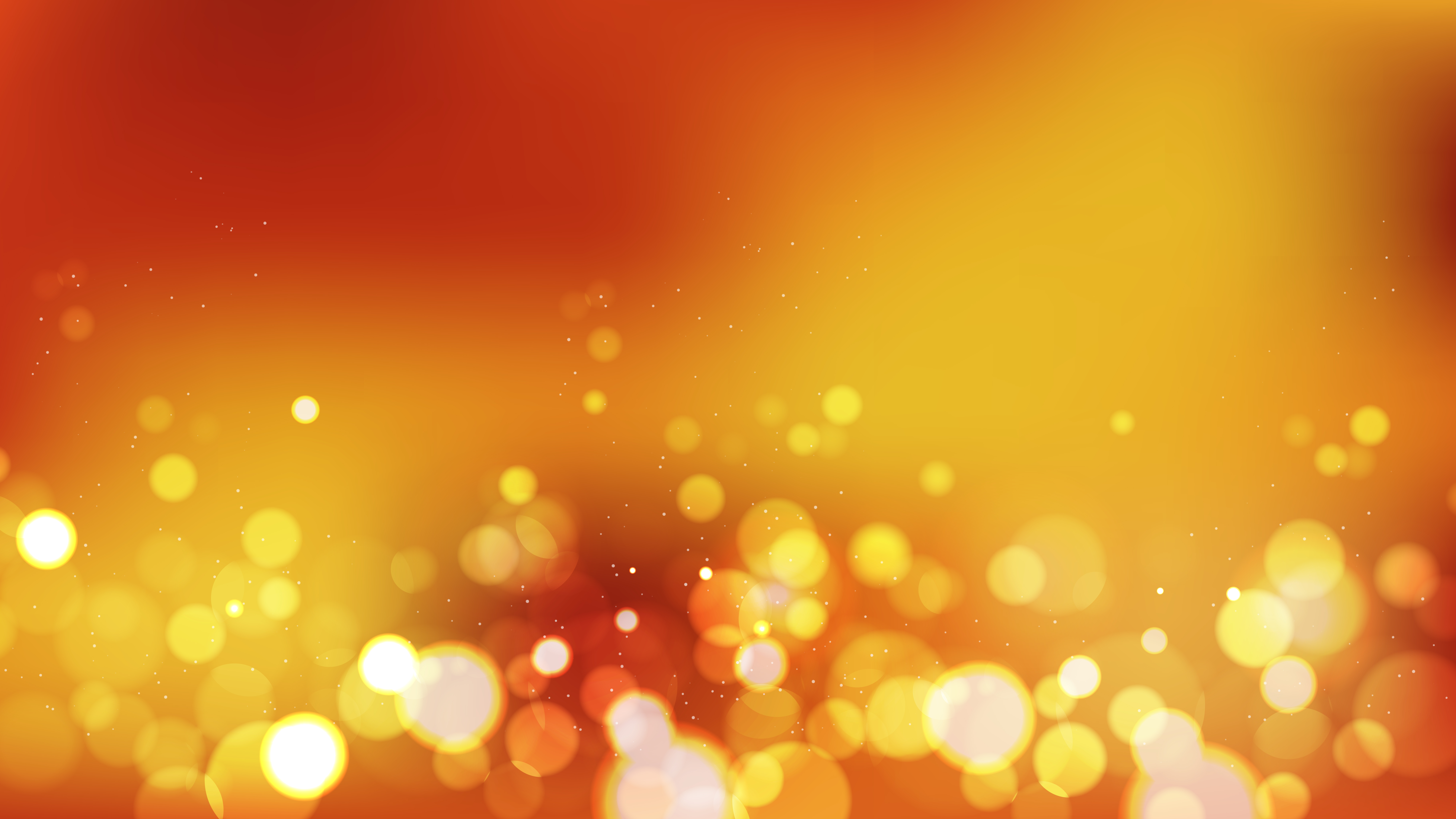 Free Red and Orange Blurry Lights Background