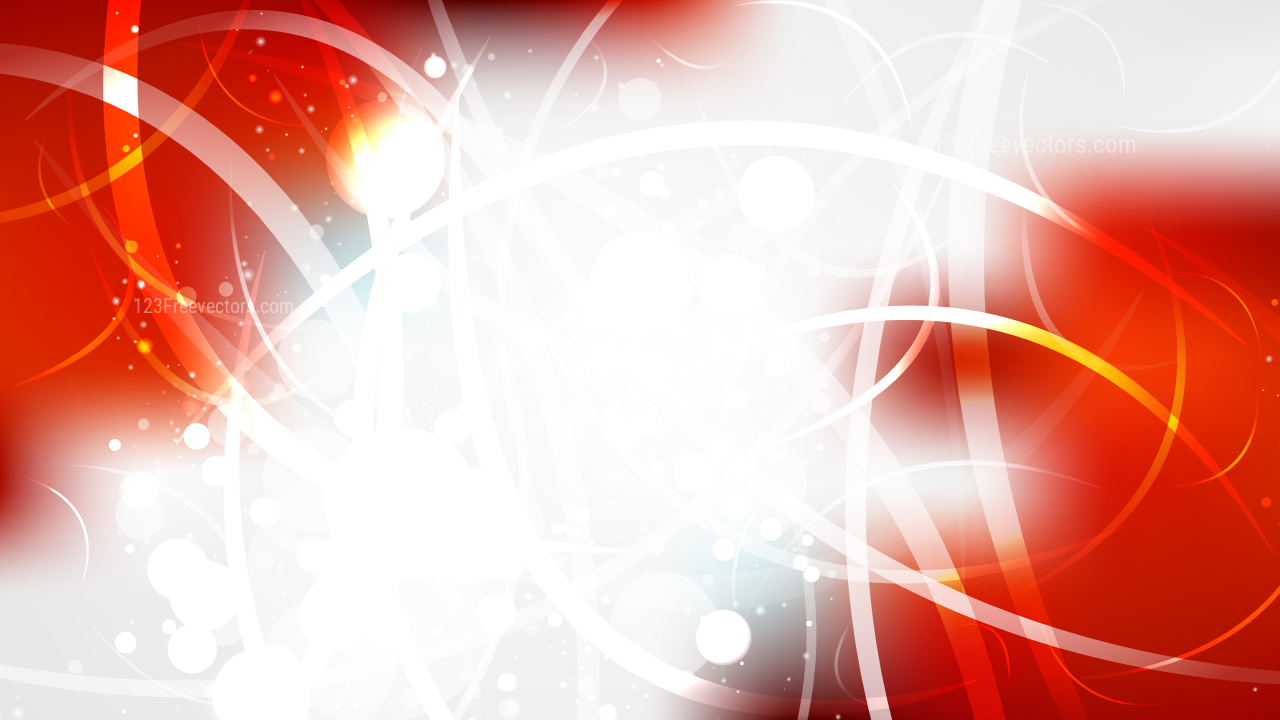 Red and White Bokeh Background
