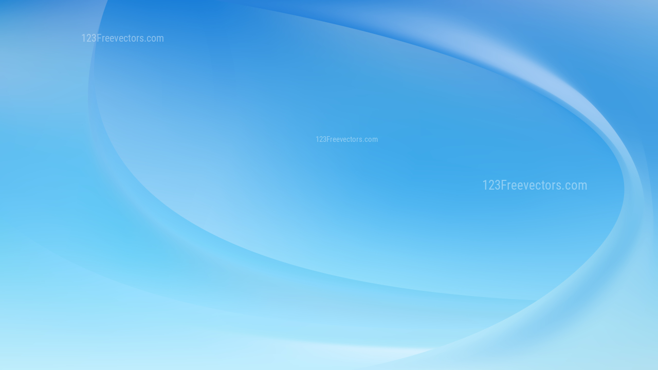 Abstract Blue Wavy Background