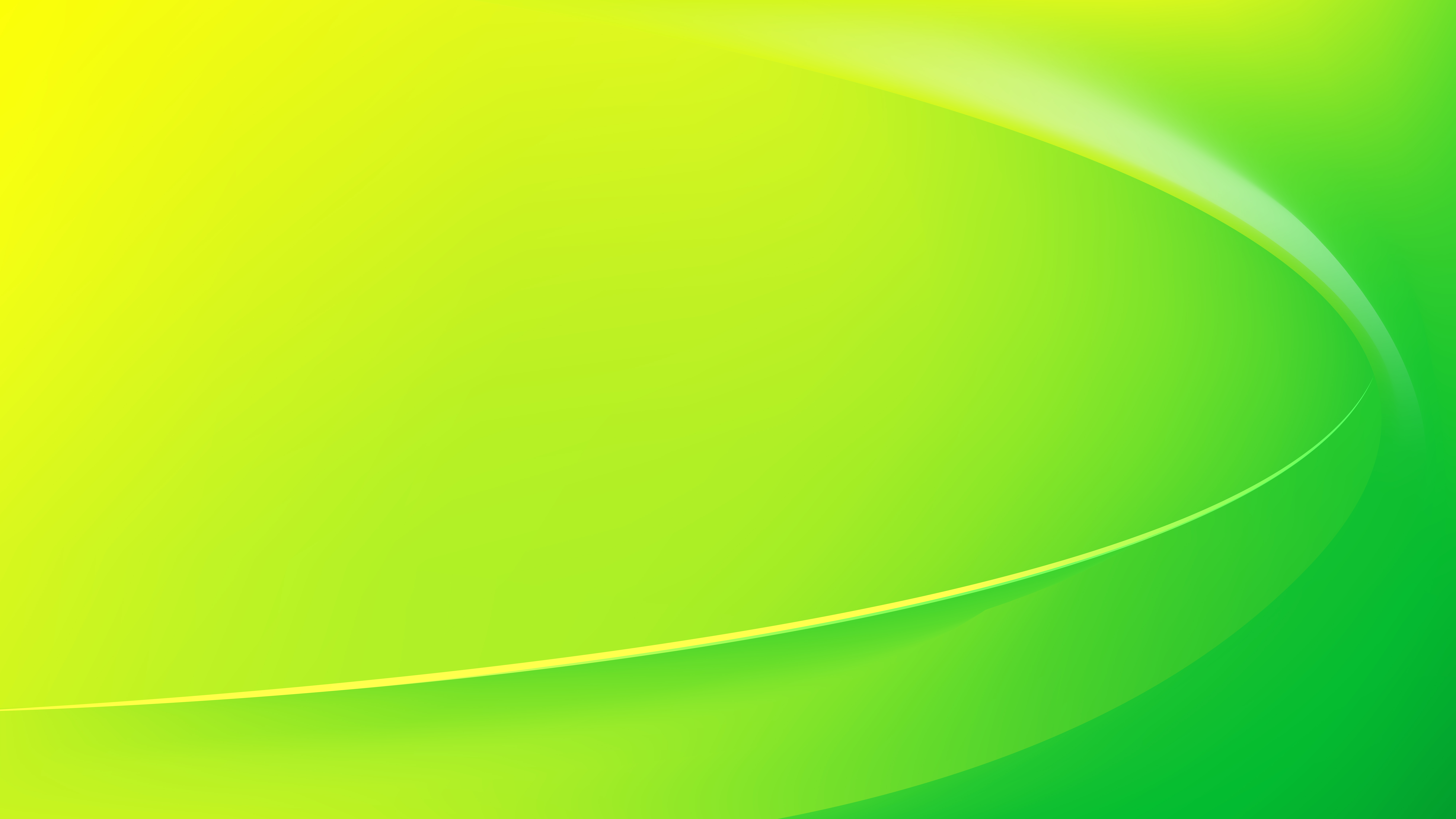 Free Abstract Glowing Green and Yellow Wave Background Graphic