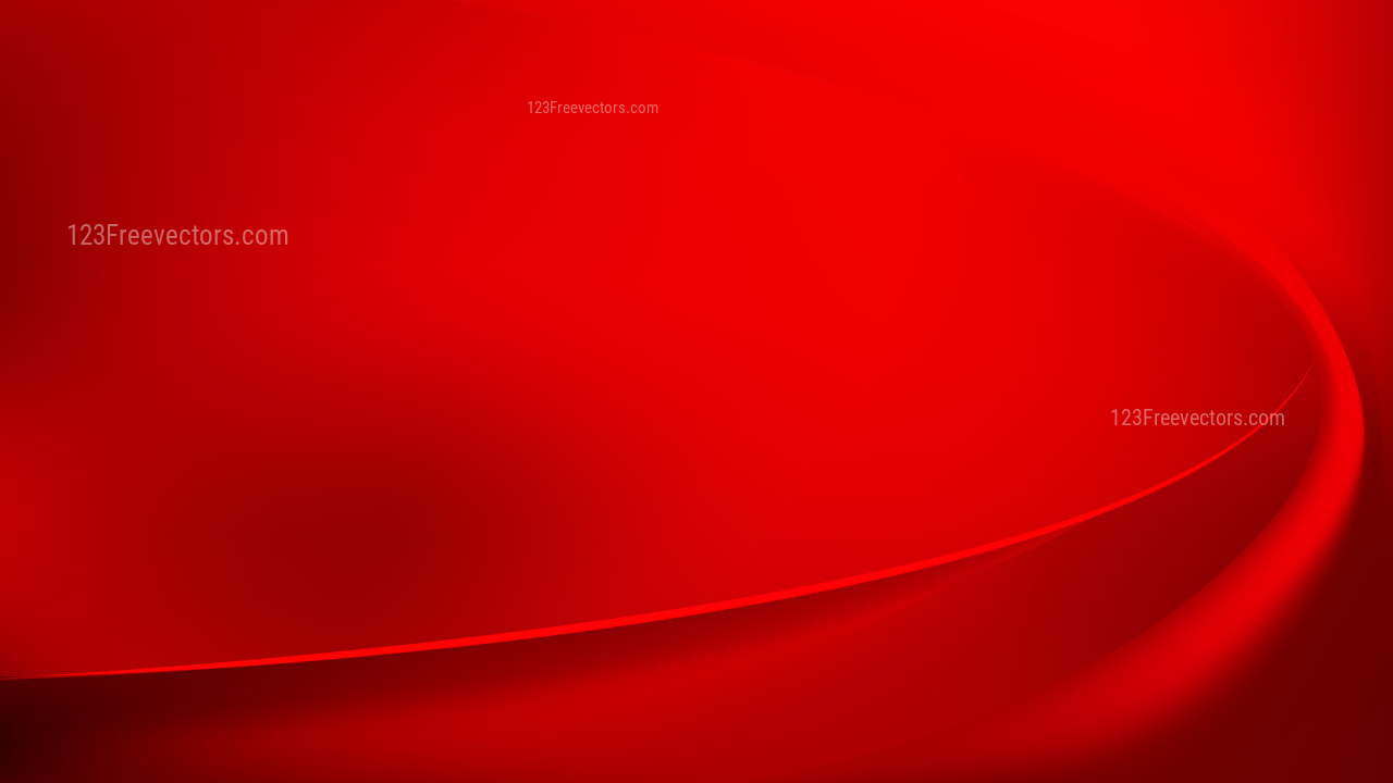 Red Curve Background Vector Image