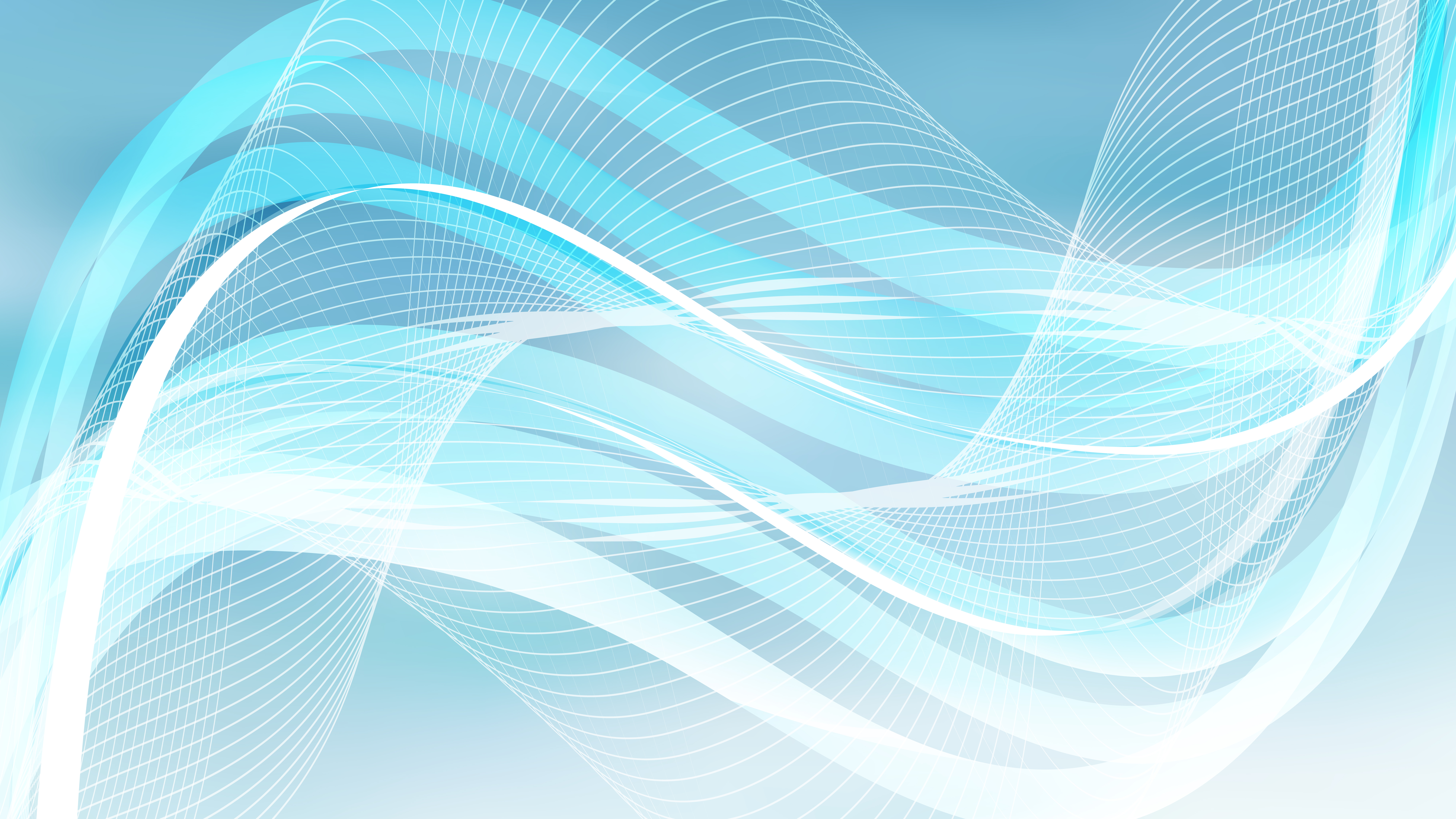 Free Blue and White Curved Lines Background Vector Illustration