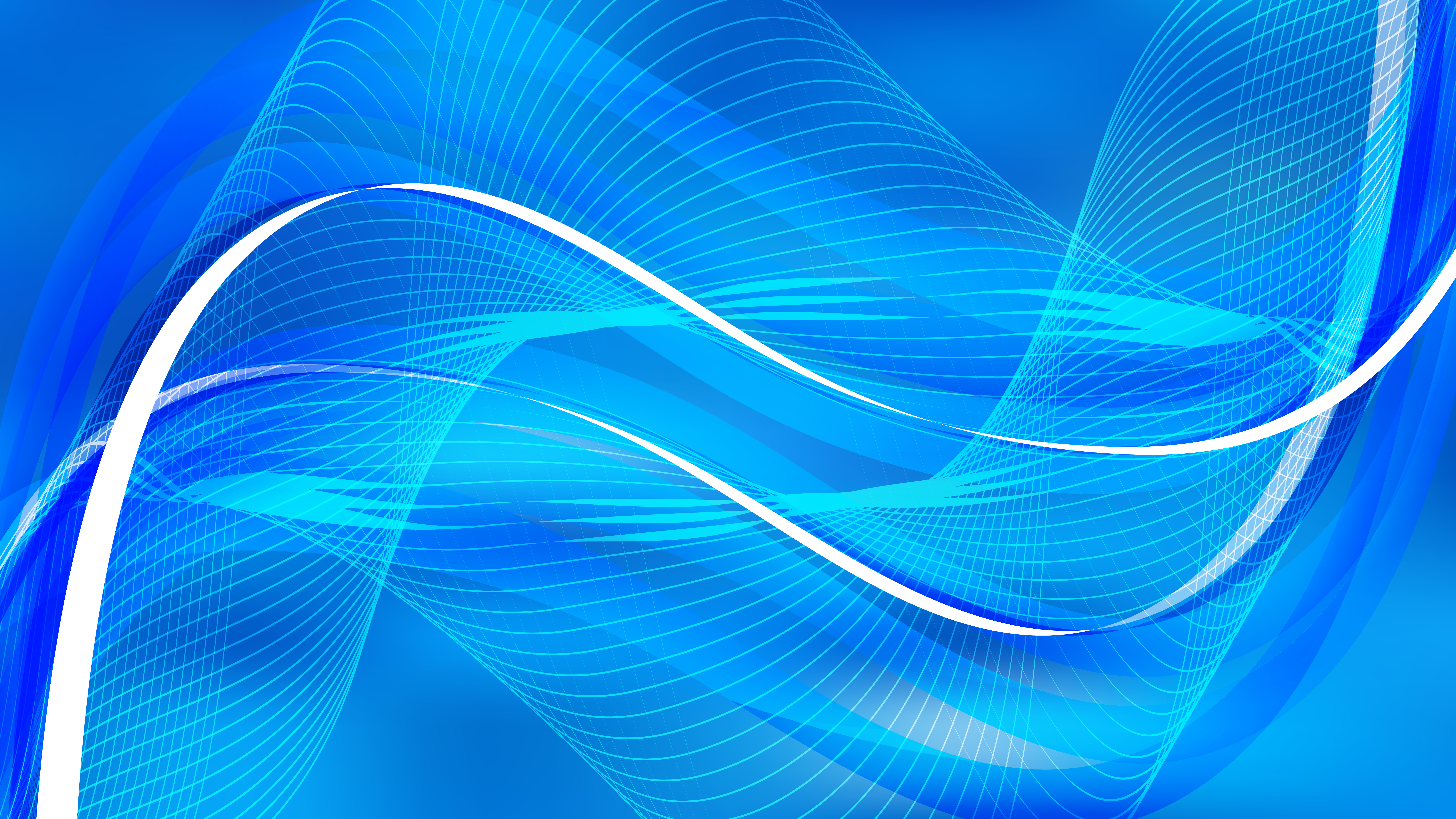 Free Abstract Dark Blue Flow Curves Background Vector Image