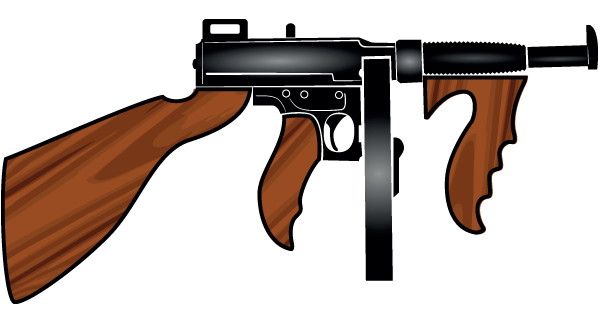 Machine Gun Vector