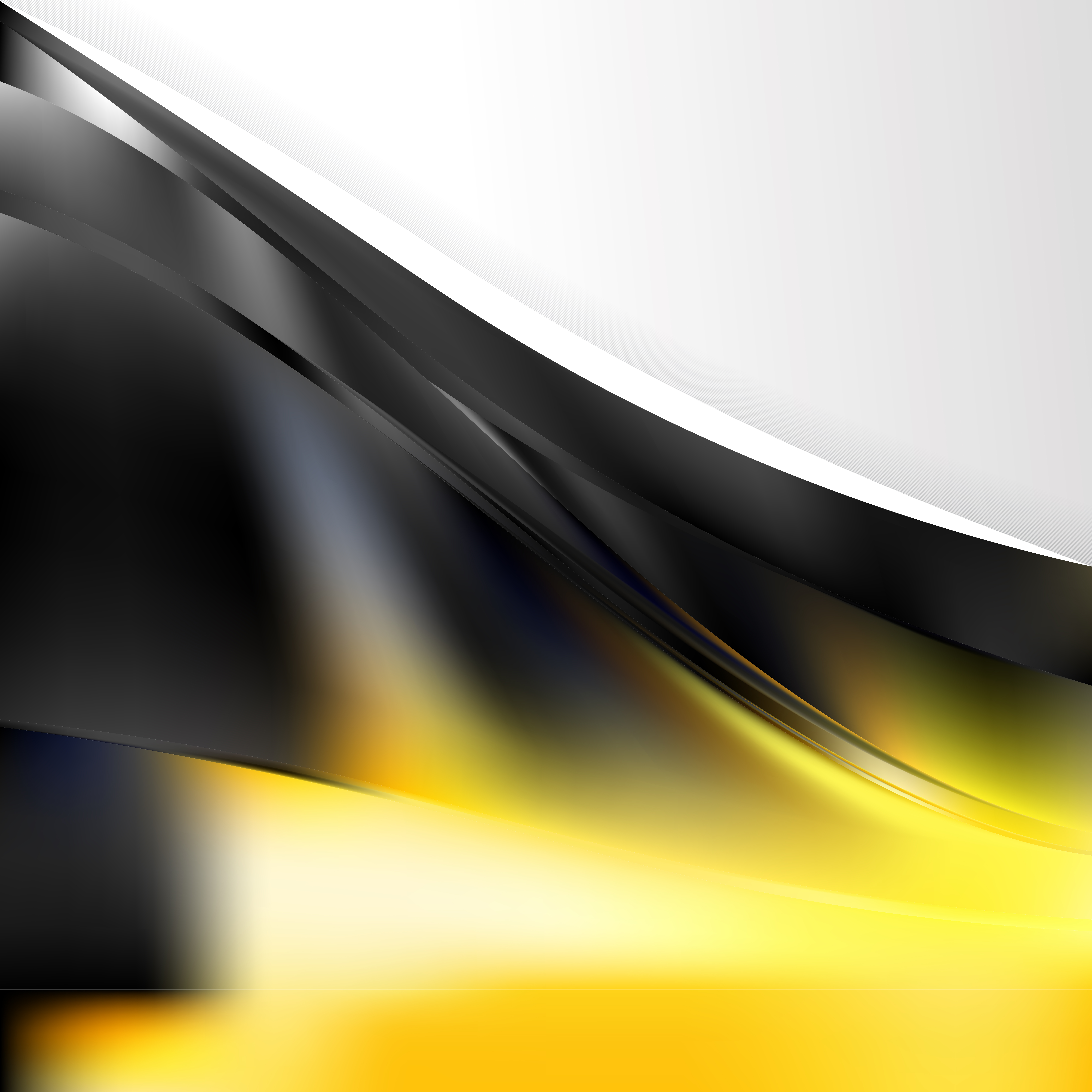 Free Abstract Black and Yellow Background Design Template