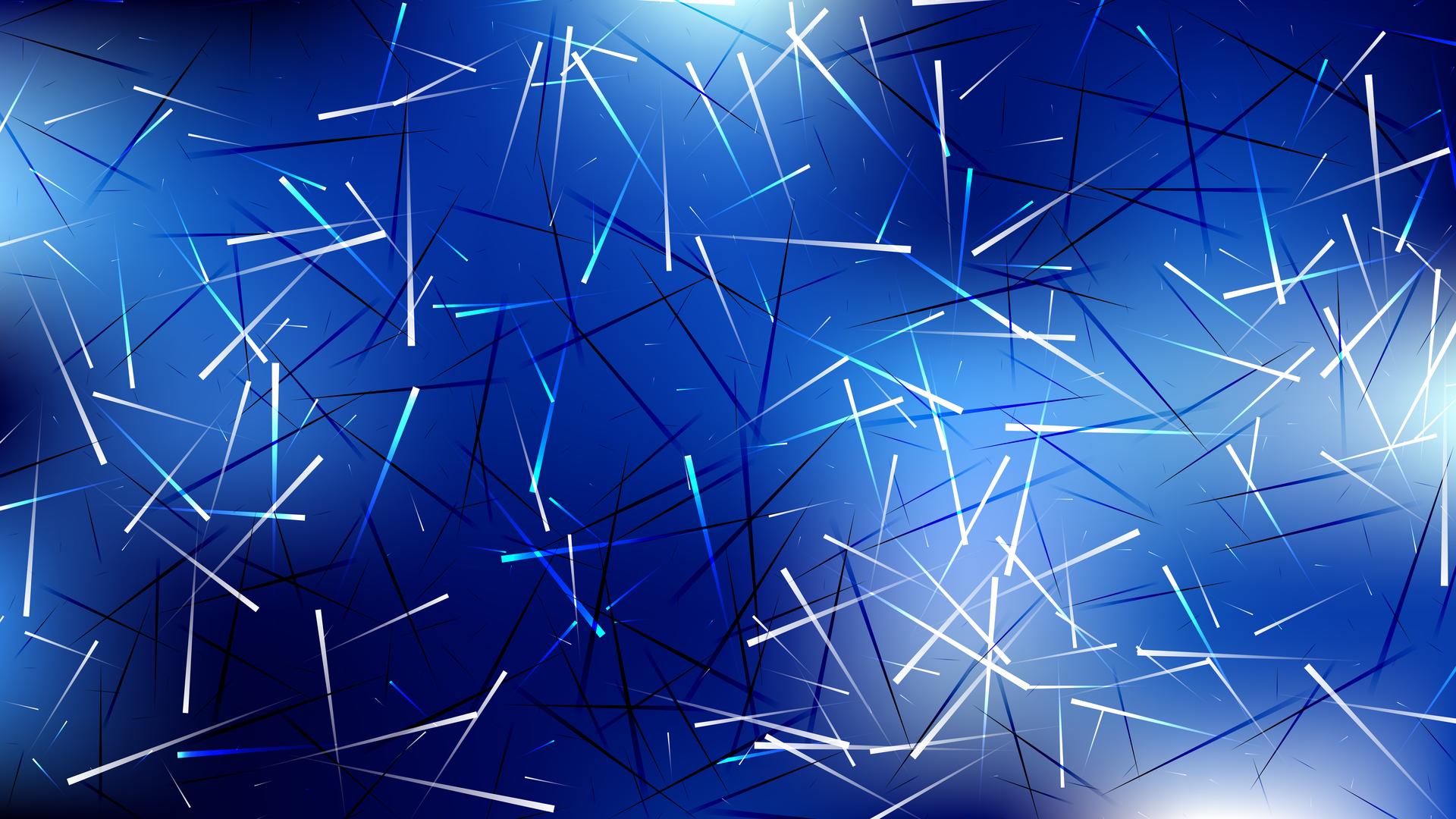 Black and Blue Chaotic Random Lines Texture