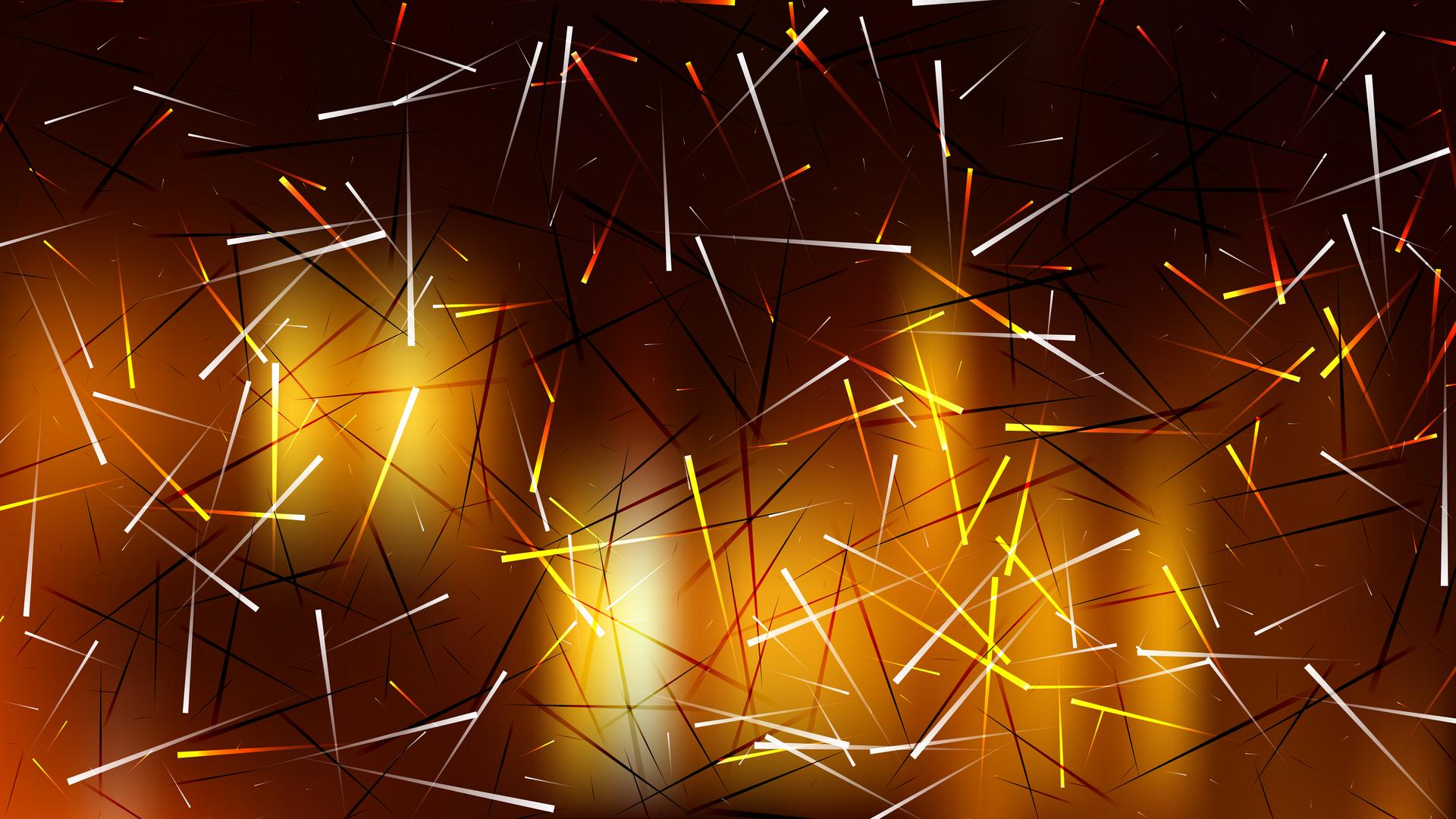 Orange and Black Random Irregular Lines Texture Background