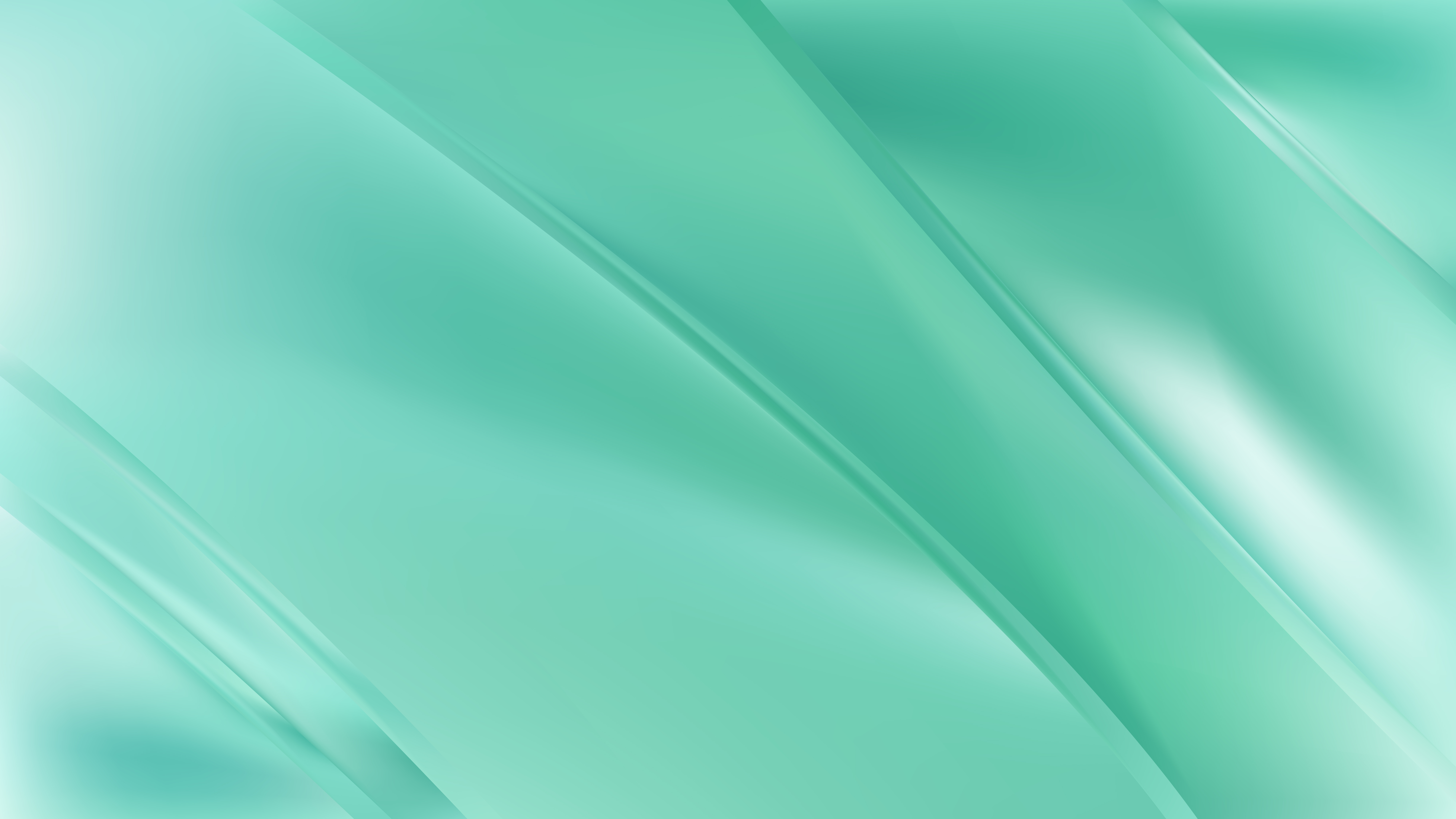 Free Abstract Mint Green Diagonal Shiny Lines Background Design