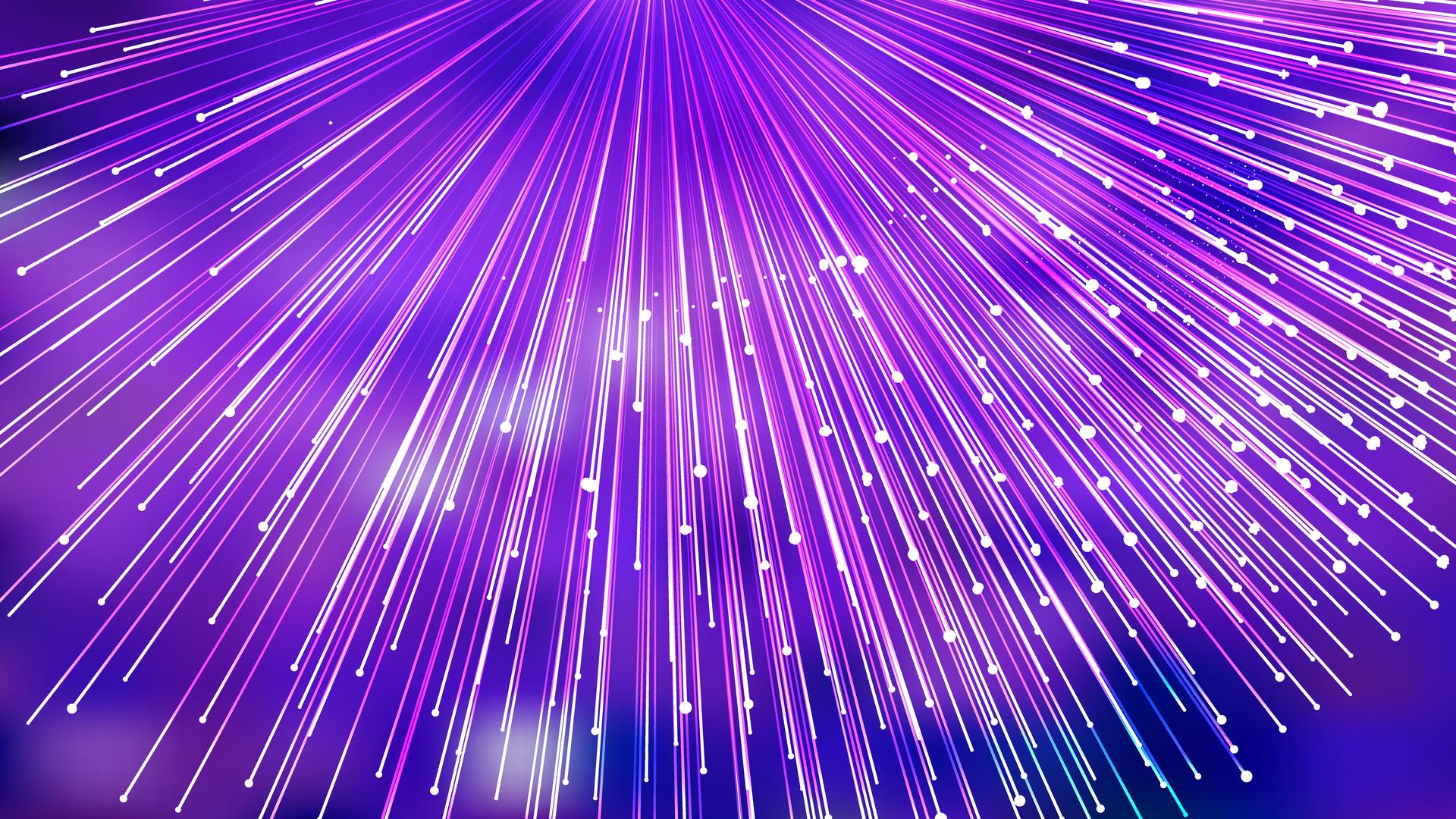 Abstract Purple Burst Lines Background