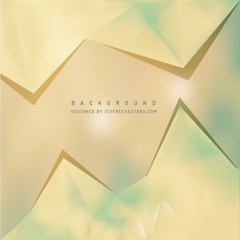 Beige Polygonal Triangular Background Template