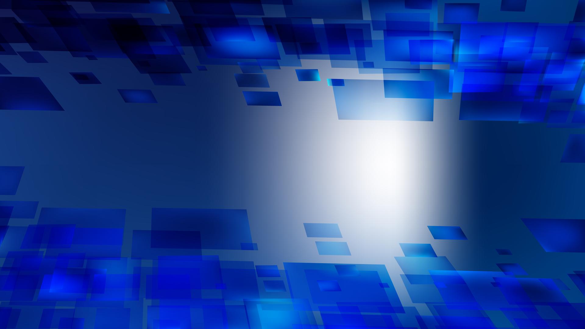 Abstract Blue Geometric Background
