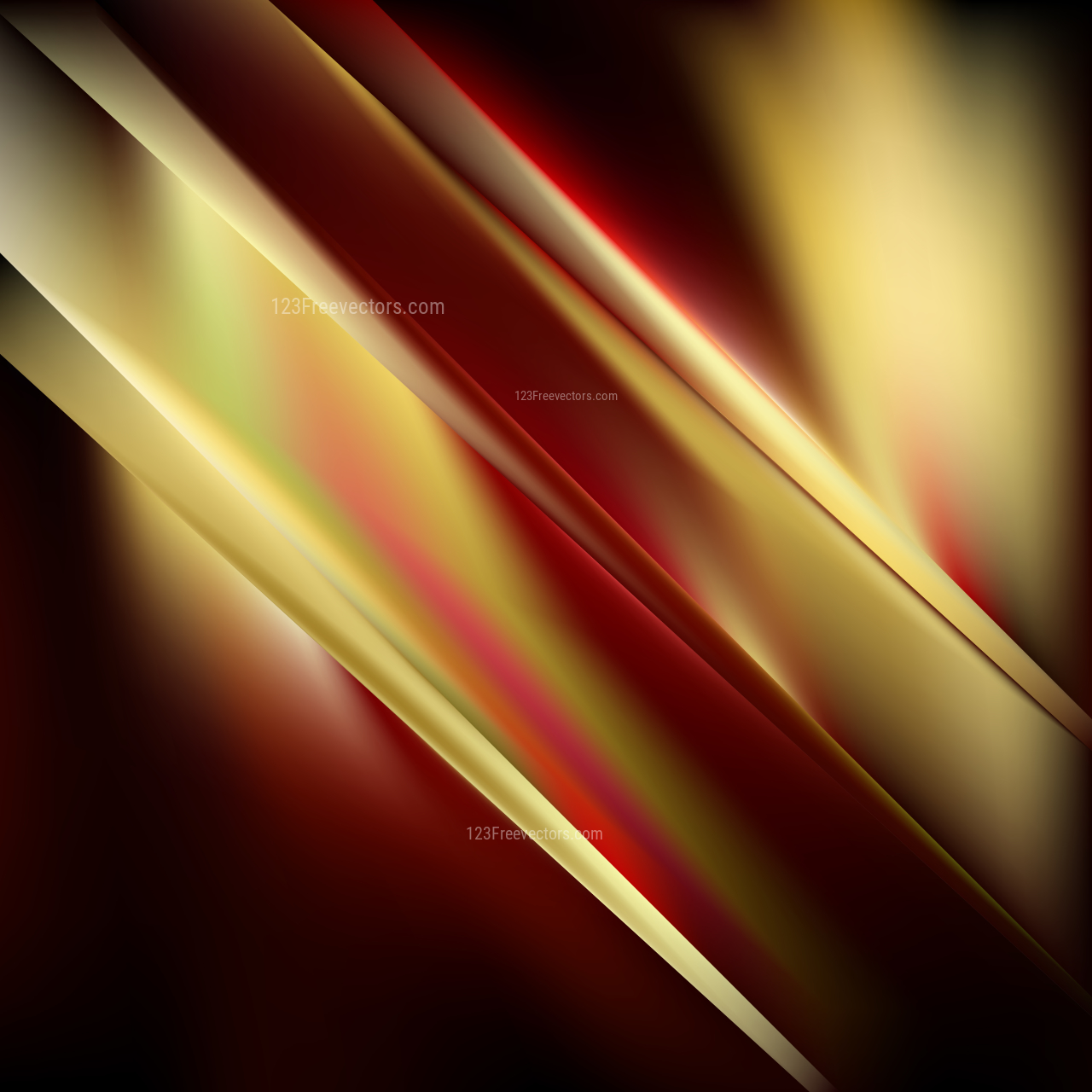 Black Red and Gold Background Vector Image