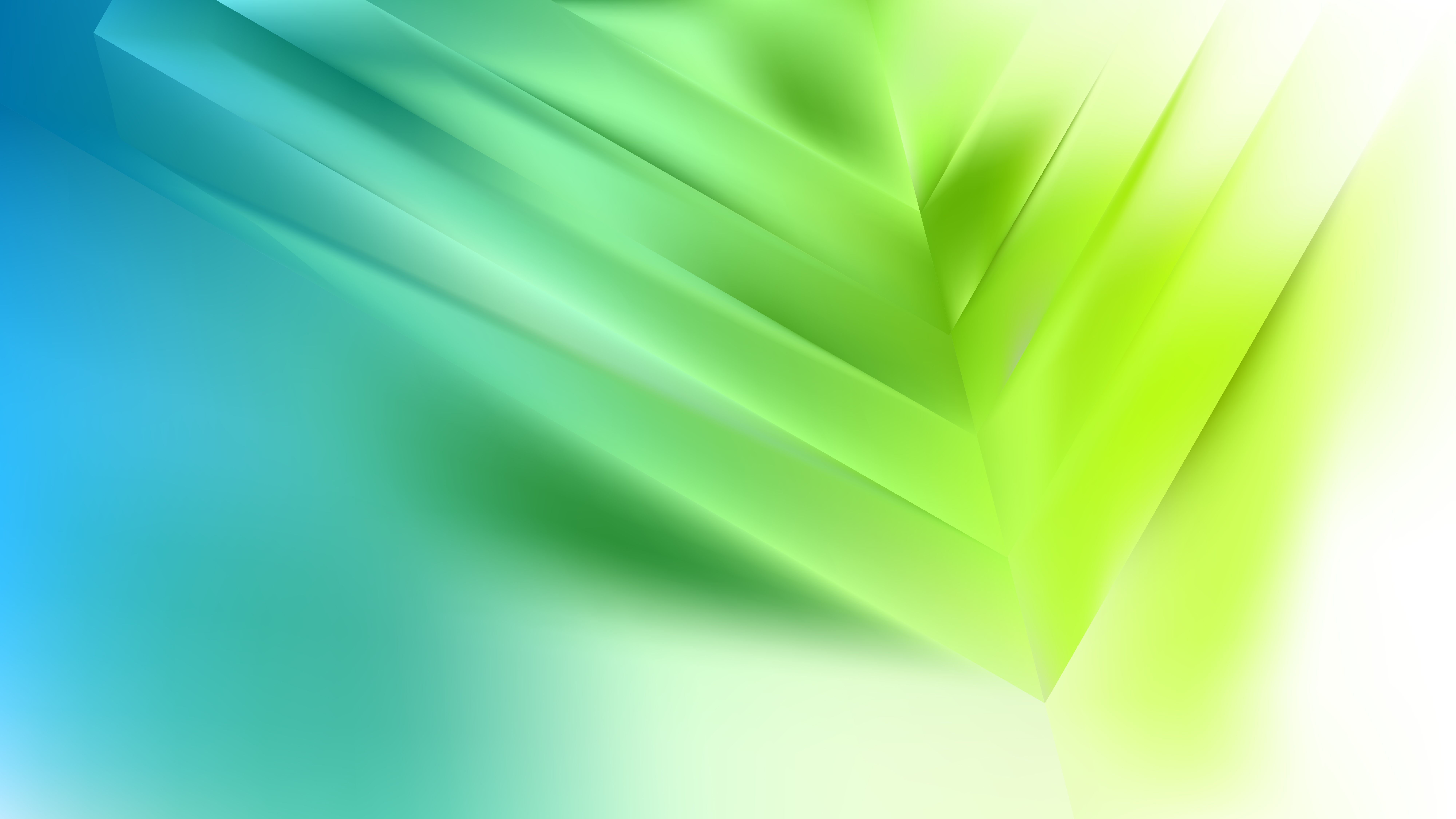 Free Abstract Blue Green and White Background Vector Illustration