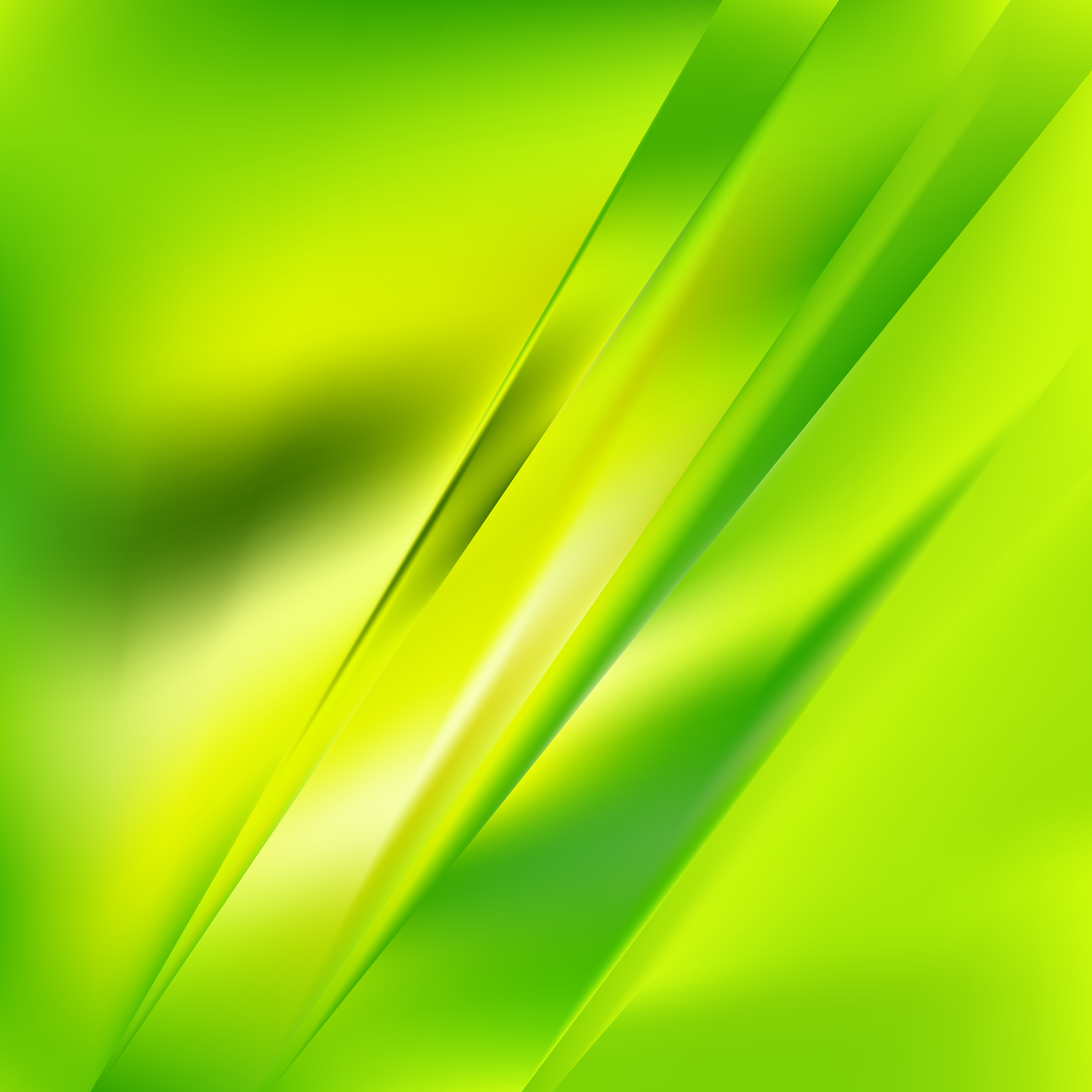 Free Abstract Green and Yellow Background Design