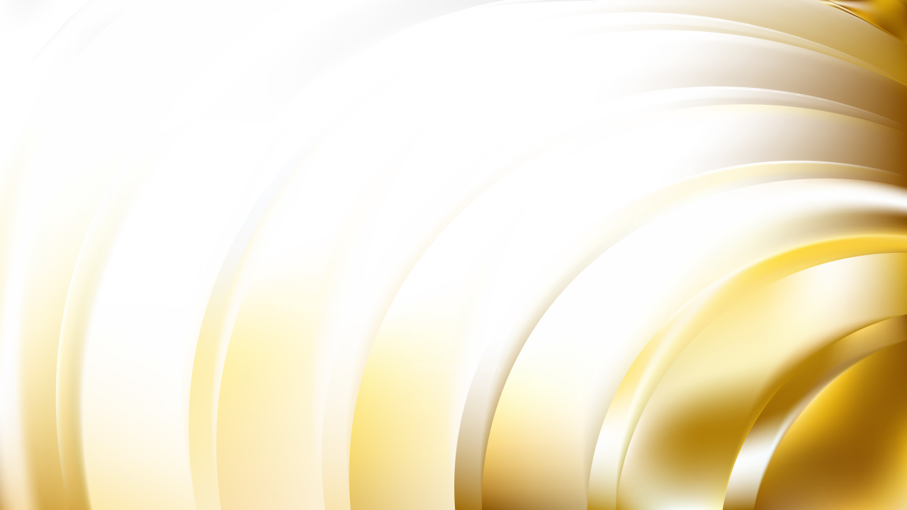 Abstract White and Gold Background