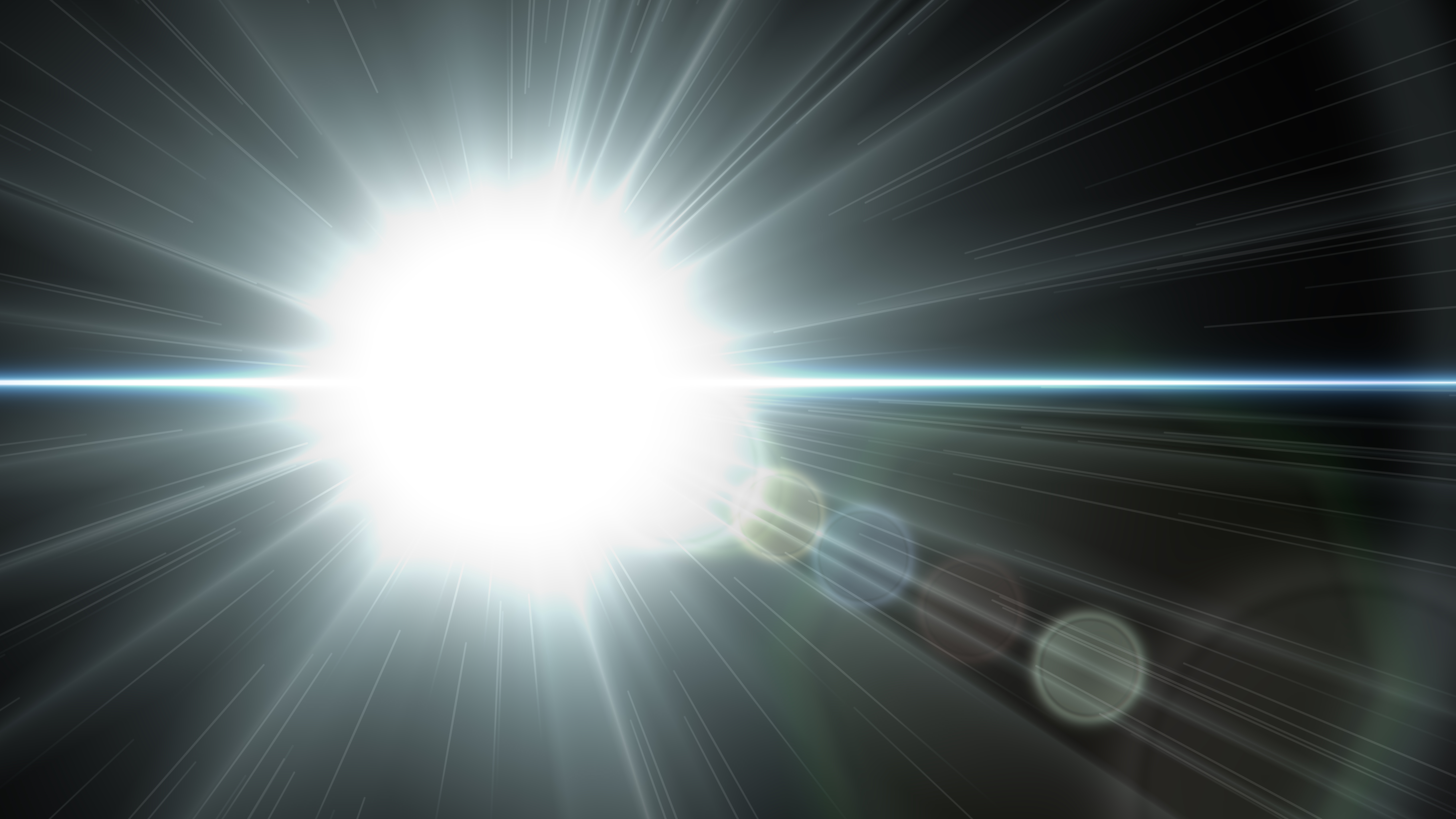 Free Blue Black and White Lens Flare Background