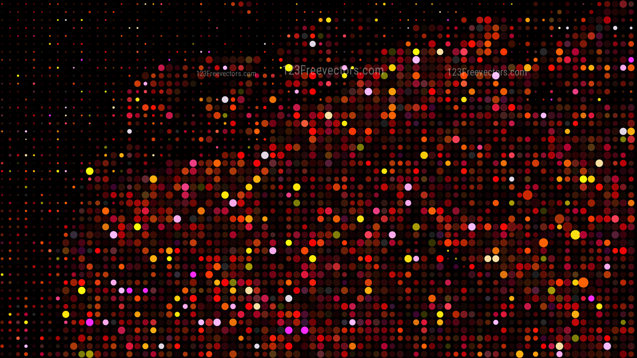 have red dots but only on black screens
