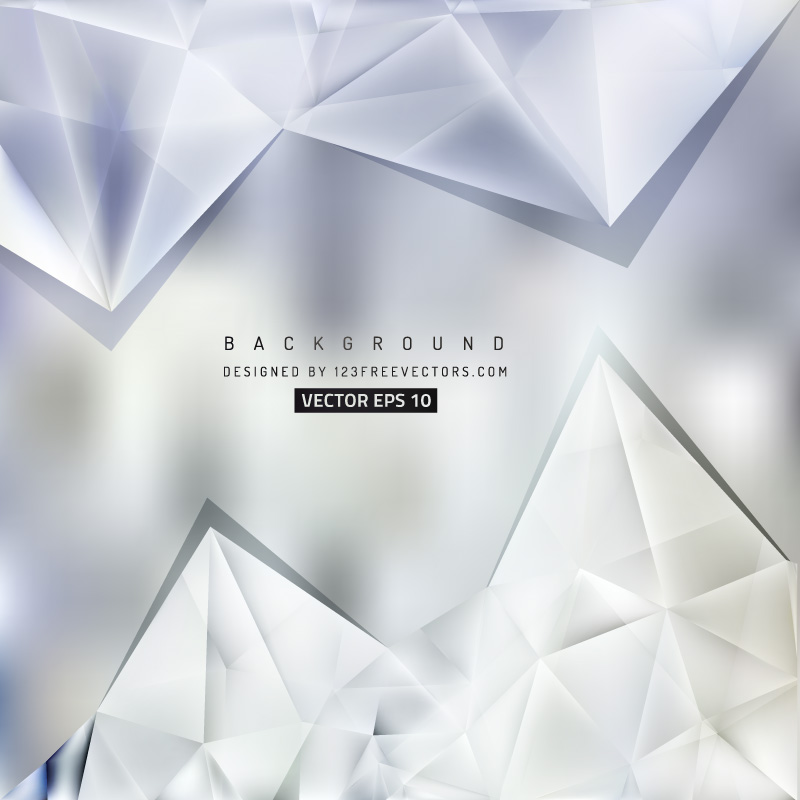 Abstract Gray Polygonal Triangular Background Design