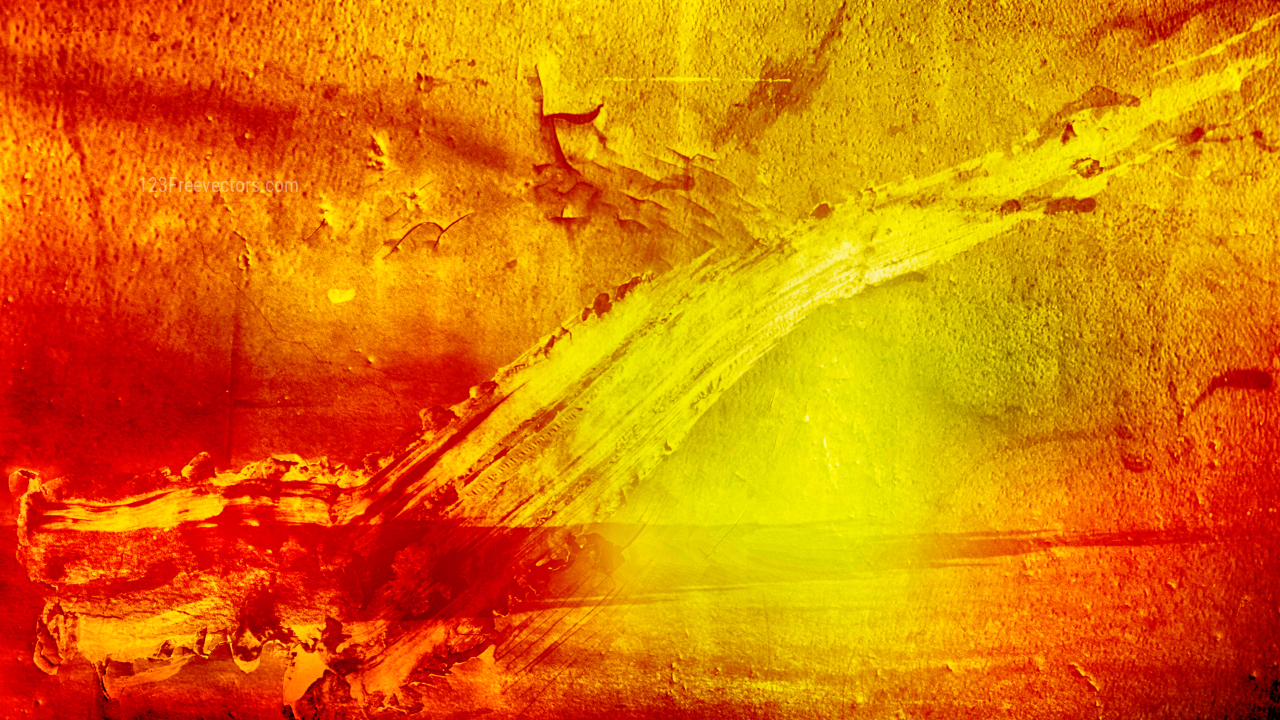 Red and Yellow Grunge Background Image