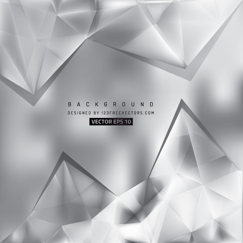 Abstract Gray Triangular Background